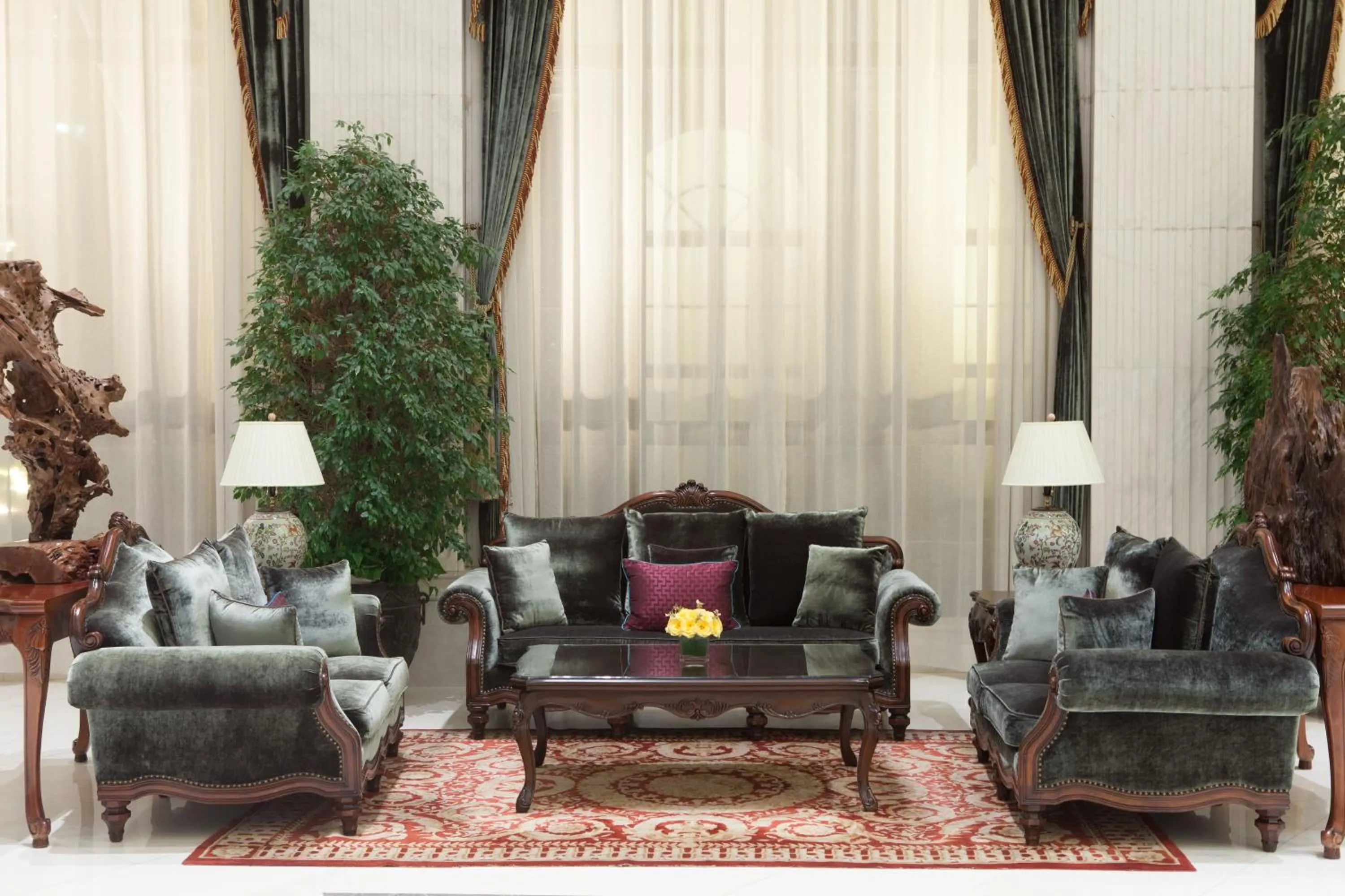 Seating Area in Sky Fortune Boutique Hotel Shanghai