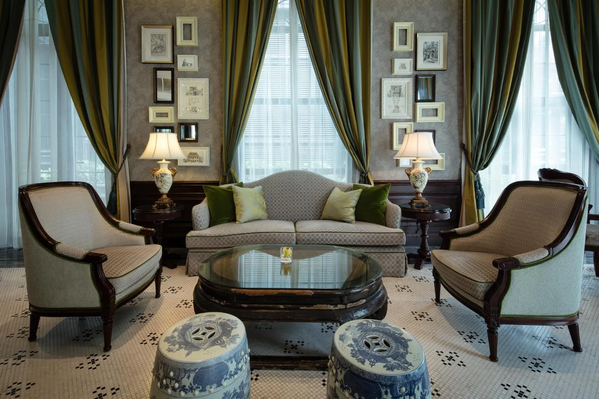 Seating Area in Sky Fortune Boutique Hotel Shanghai