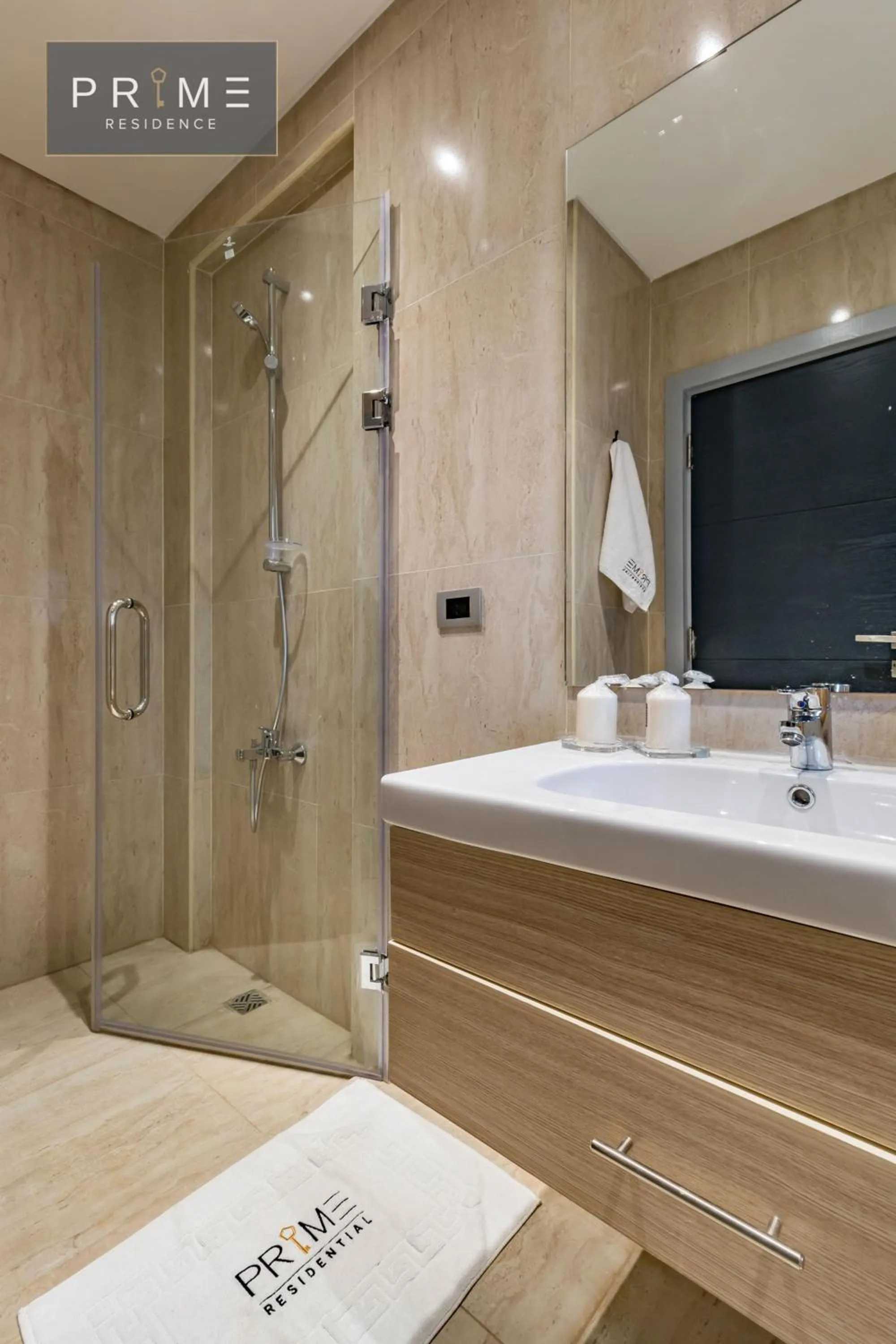 Bathroom in Prime Residence New Cairo