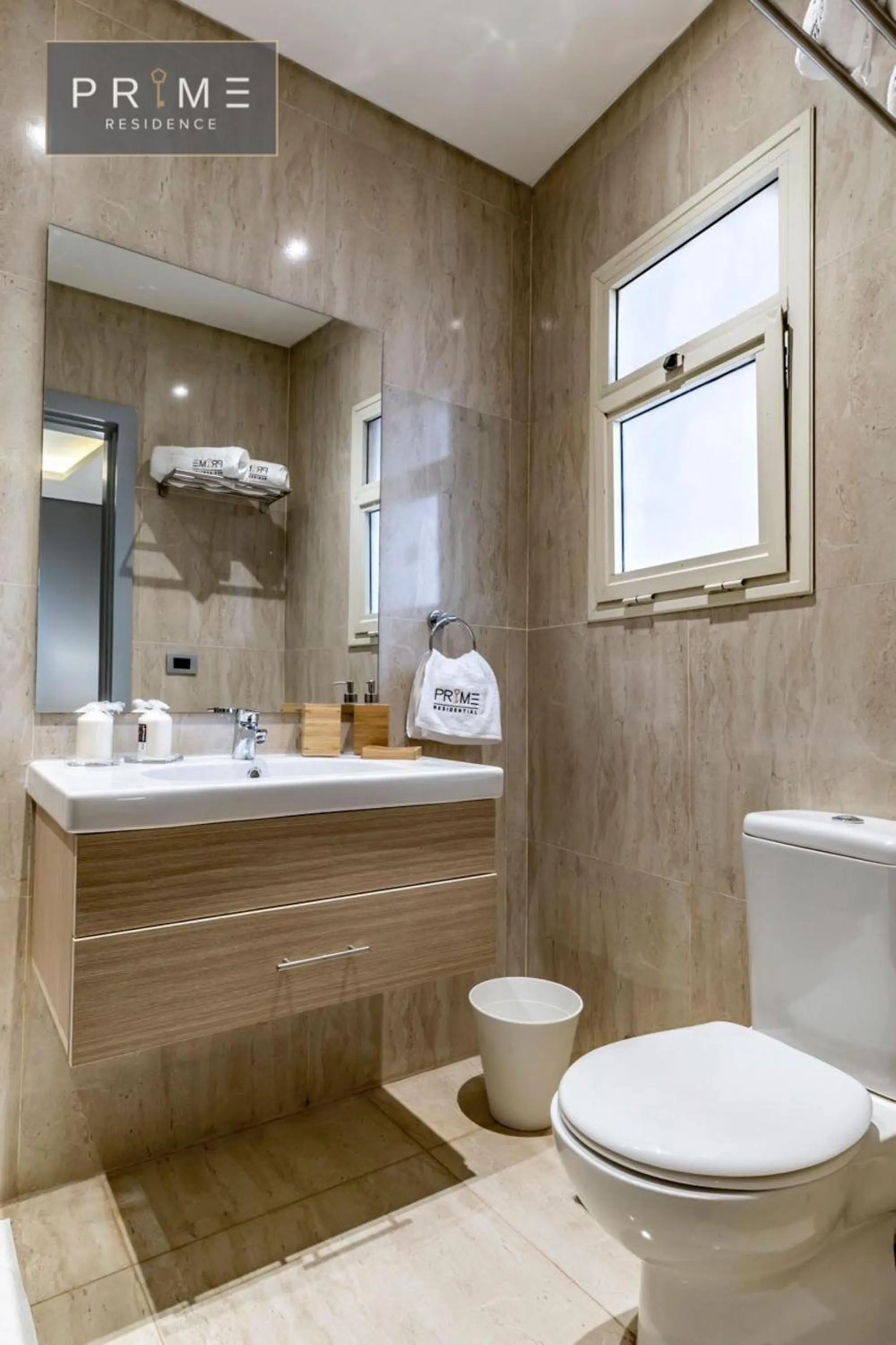 Bathroom in Prime Residence New Cairo