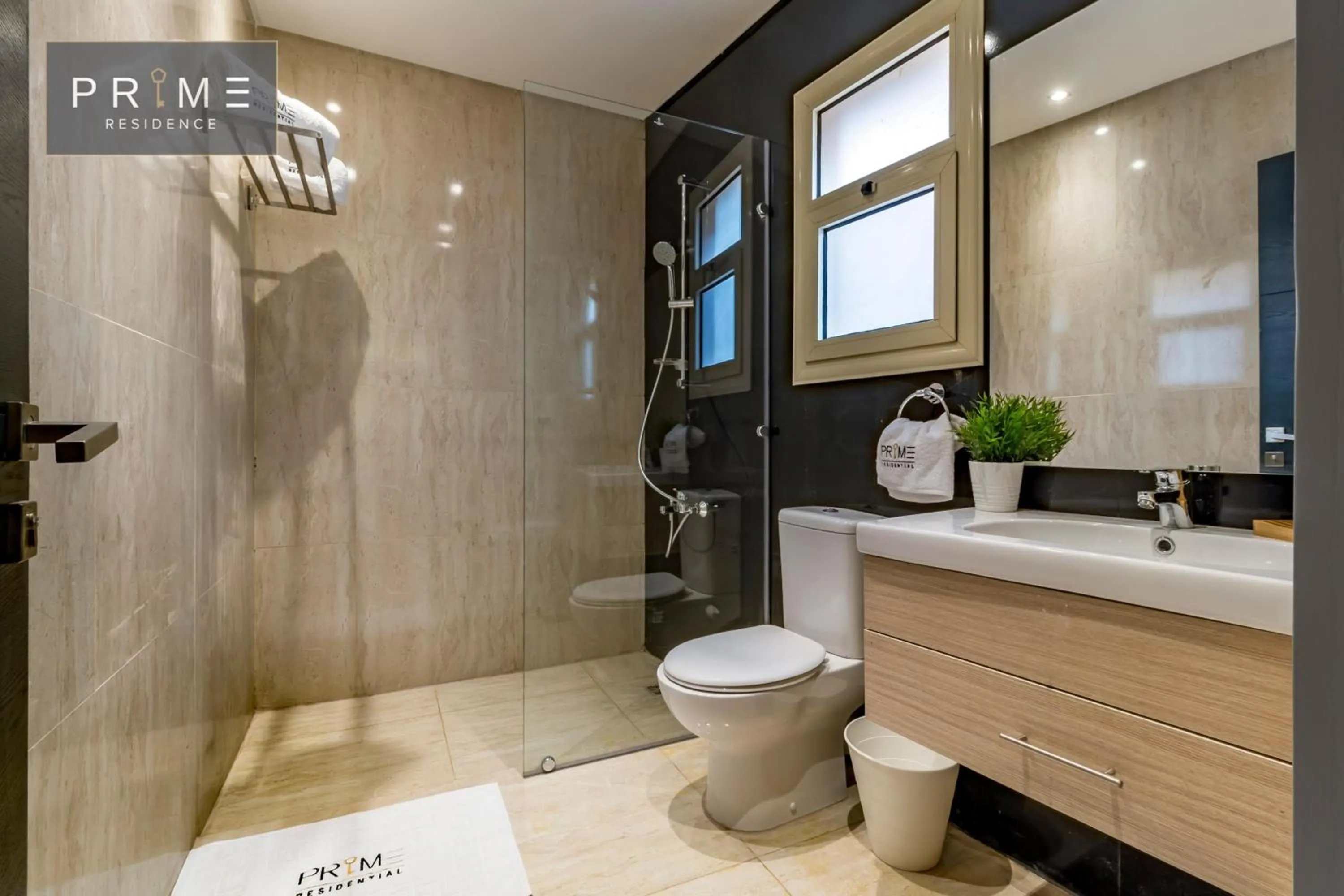 Bathroom in Prime Residence New Cairo