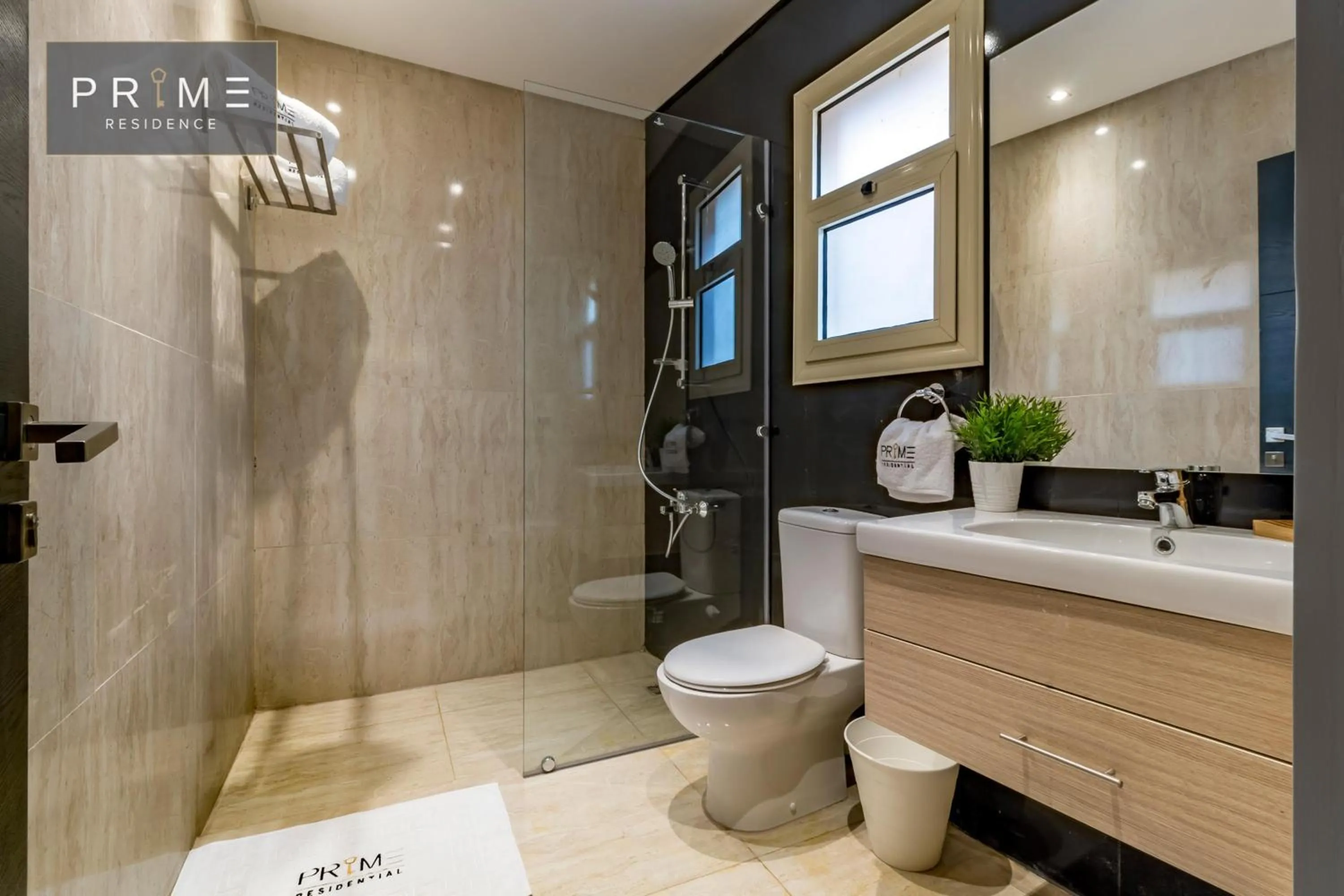 Bathroom in Prime Residence New Cairo
