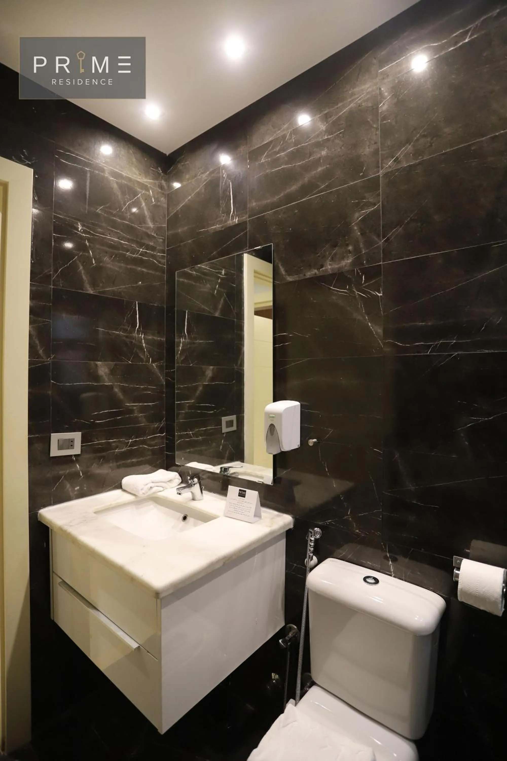 Bathroom in Prime Residence New Cairo