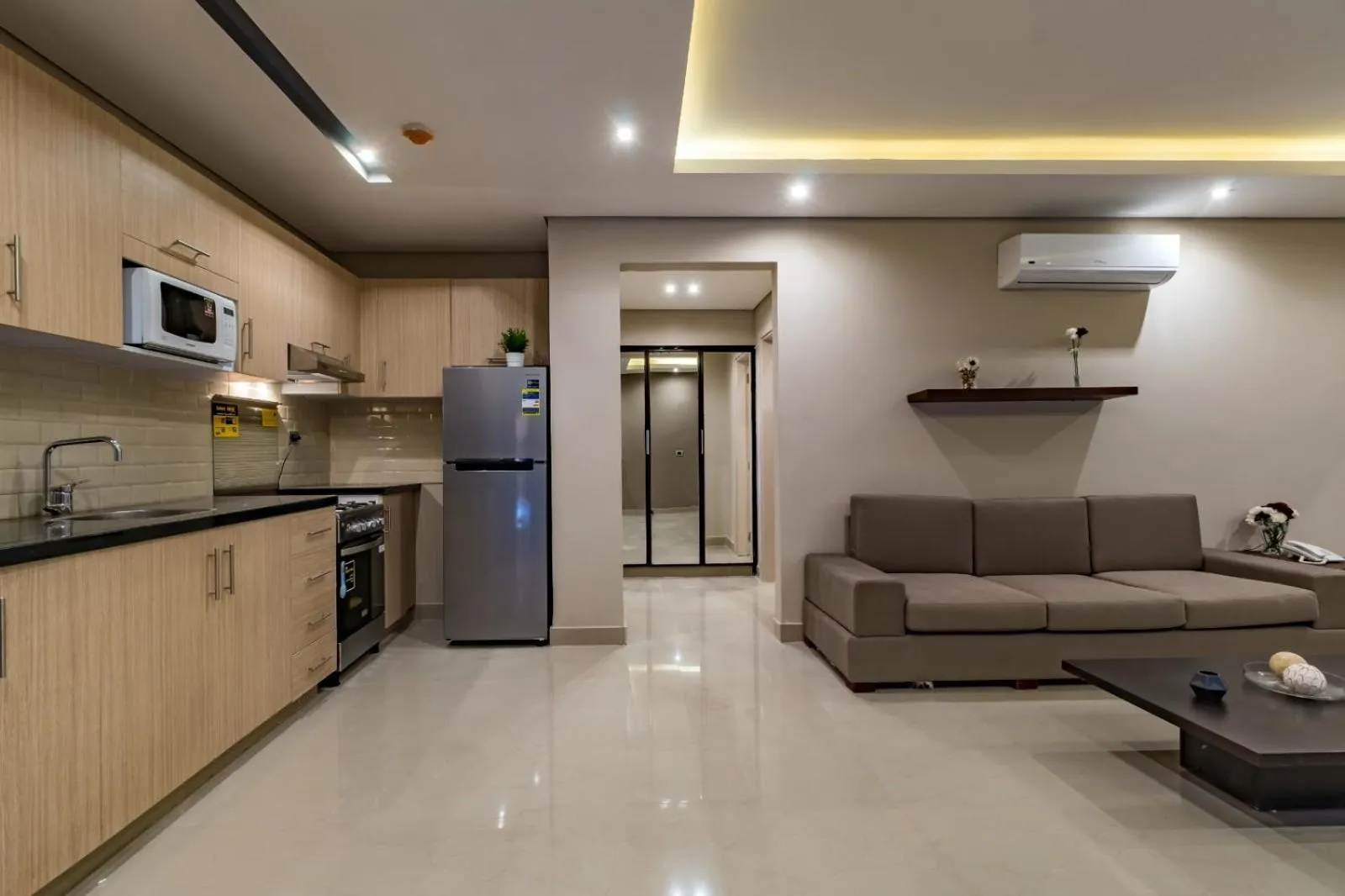 Kitchen or kitchenette in Prime Residence New Cairo