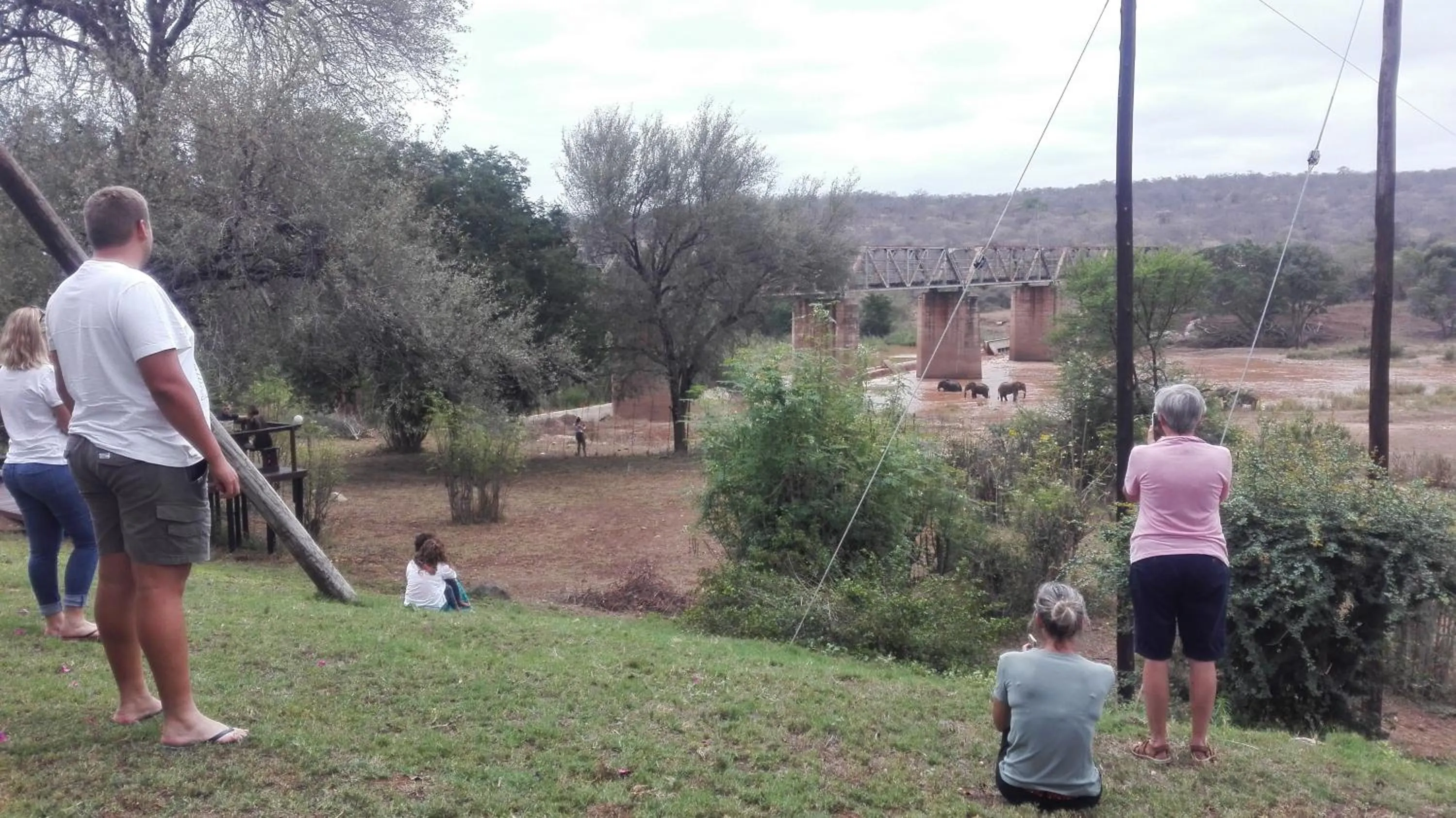 People in Three Bridges B&B