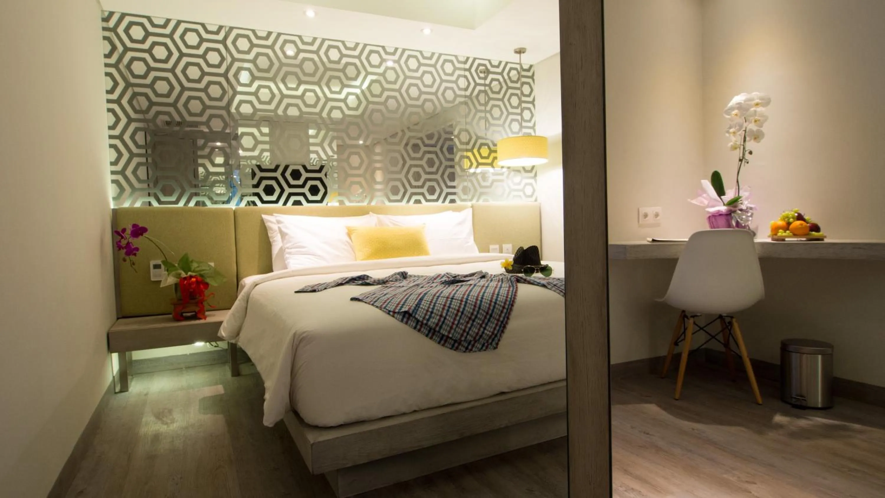 Bedroom, Bed in Hotel Daun Bali Seminyak