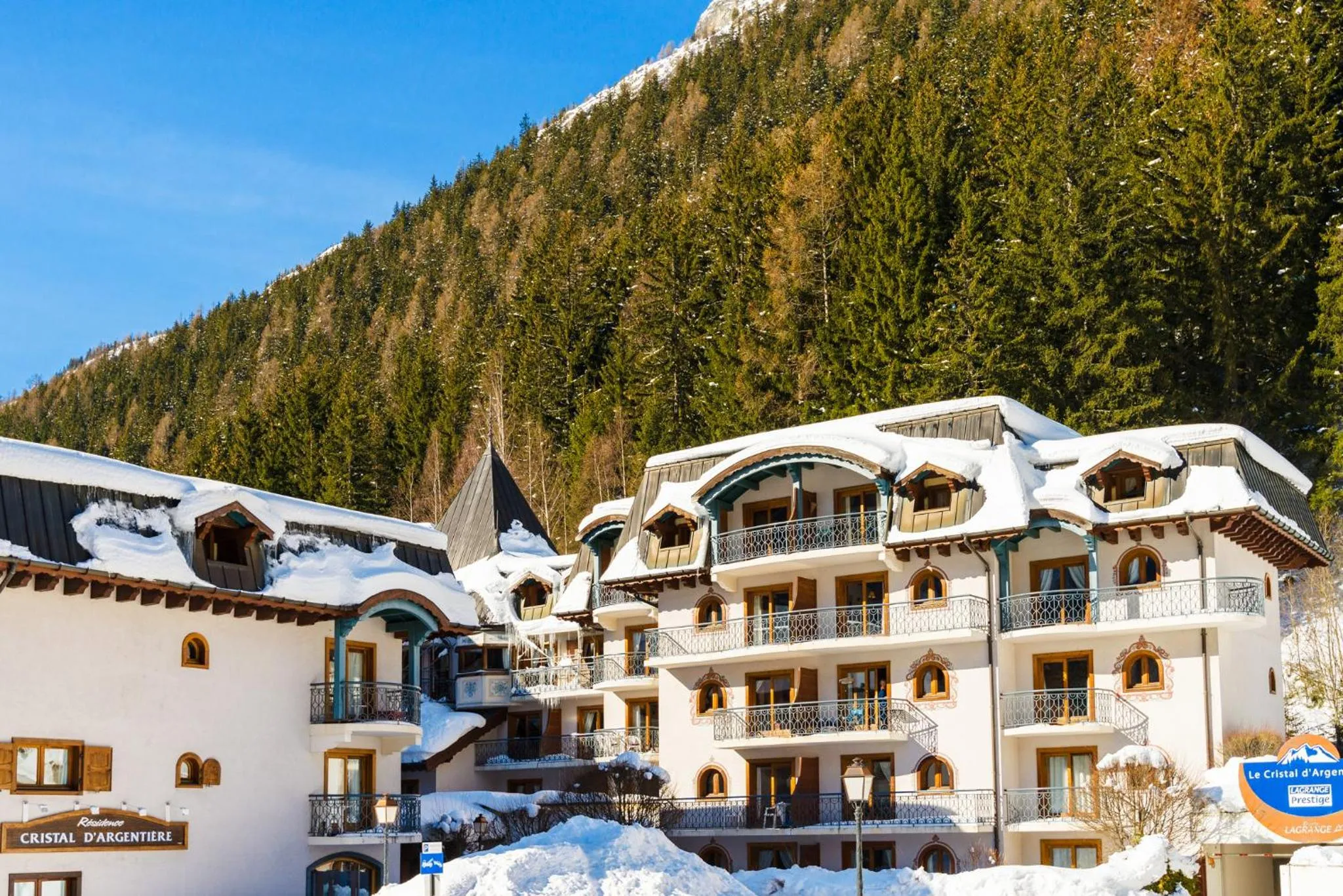 Property building in Lagrange Vacances Le Cristal d'Argentière