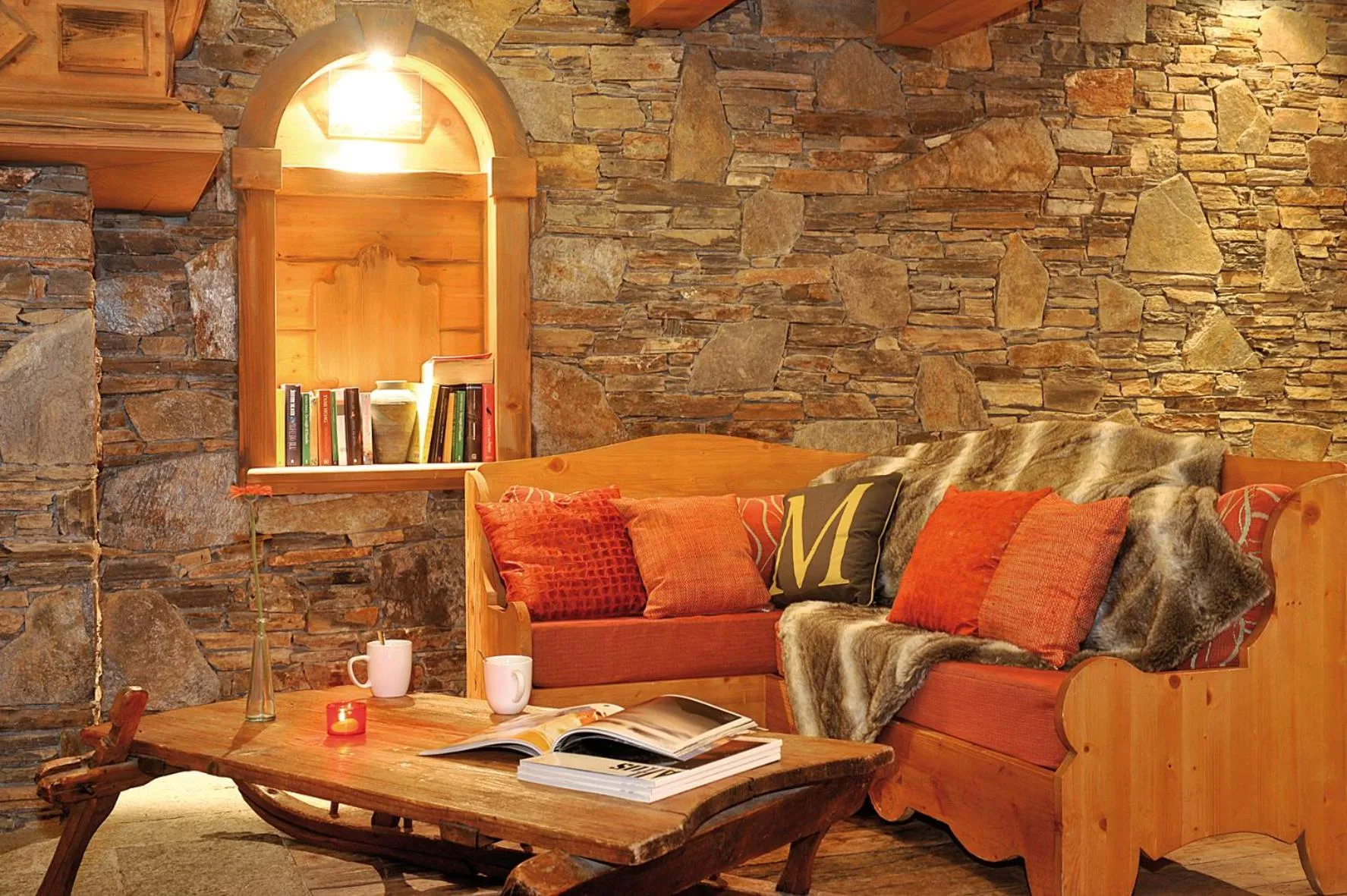 Lobby or reception in Lagrange Vacances Le Cristal d'Argentière