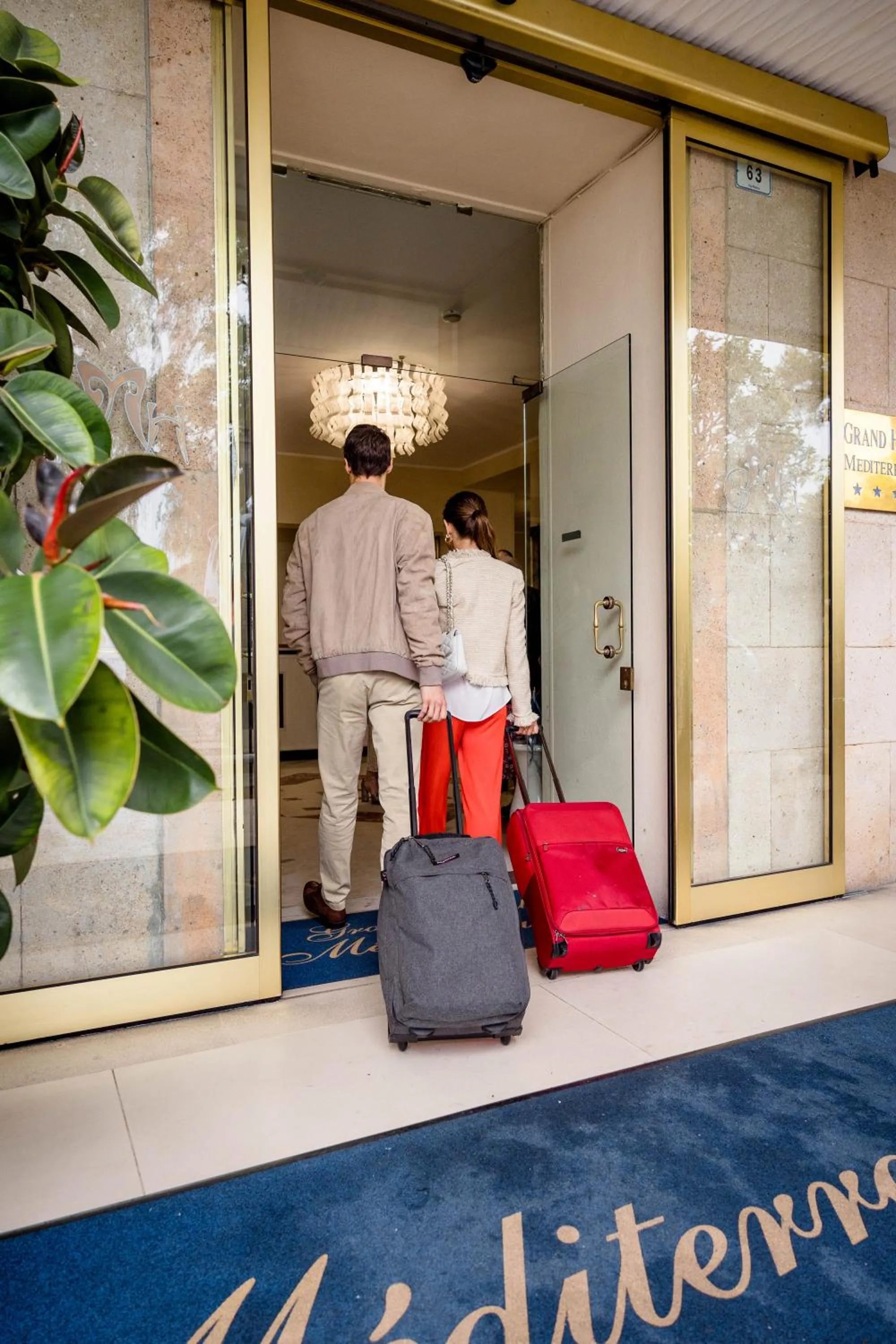 Facade/entrance in Grand Hotel Mediterranee