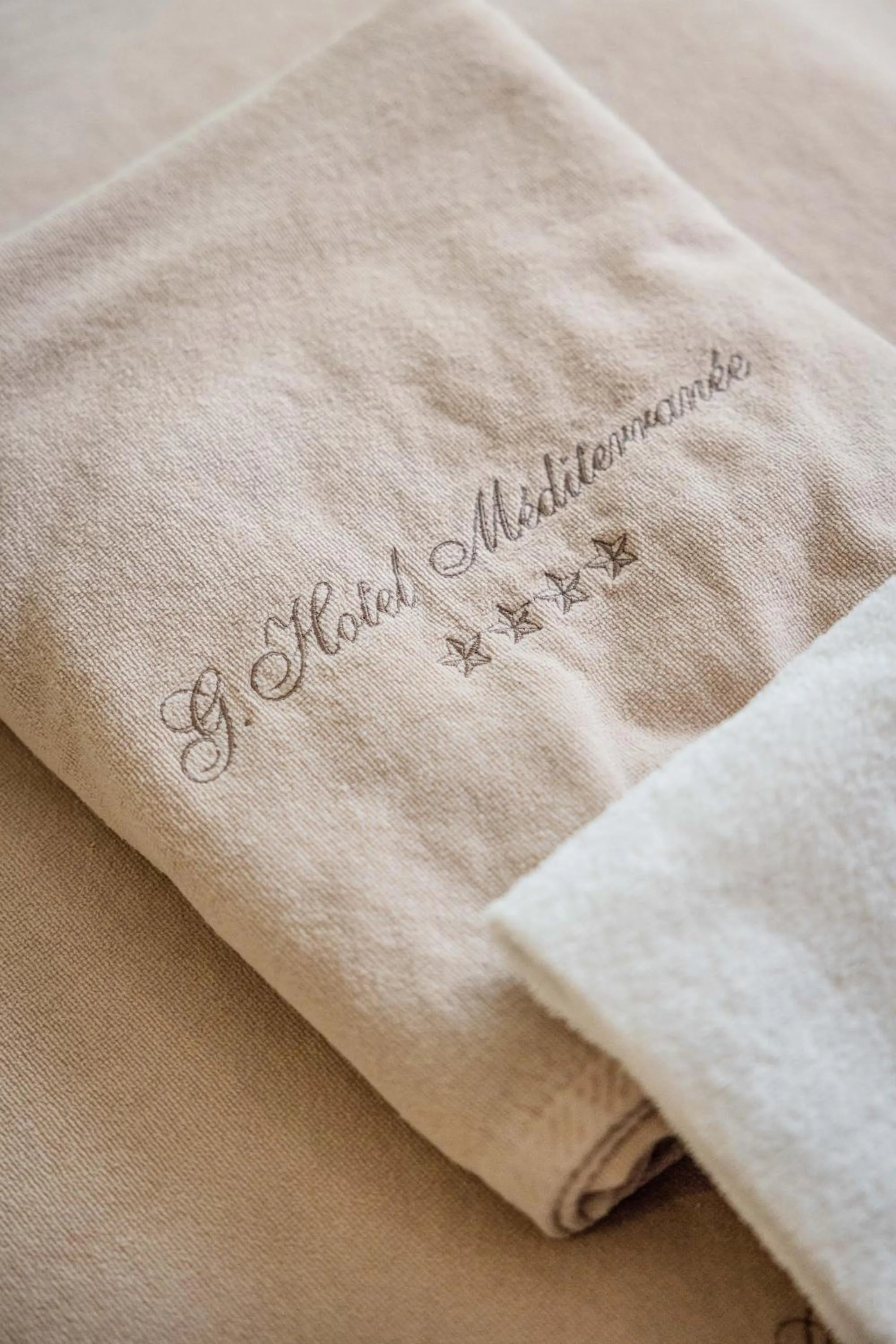 towels in Grand Hotel Mediterranee