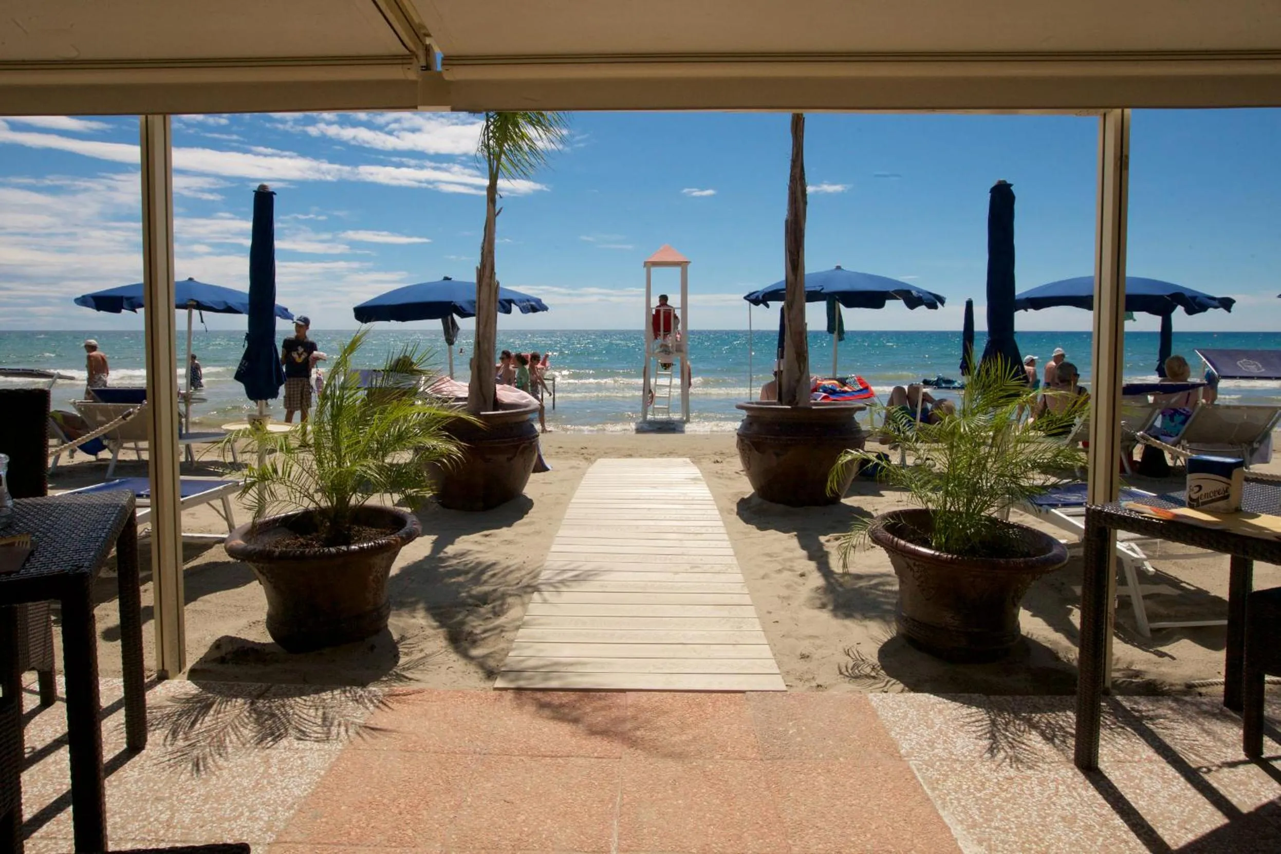 Beach in Grand Hotel Mediterranee