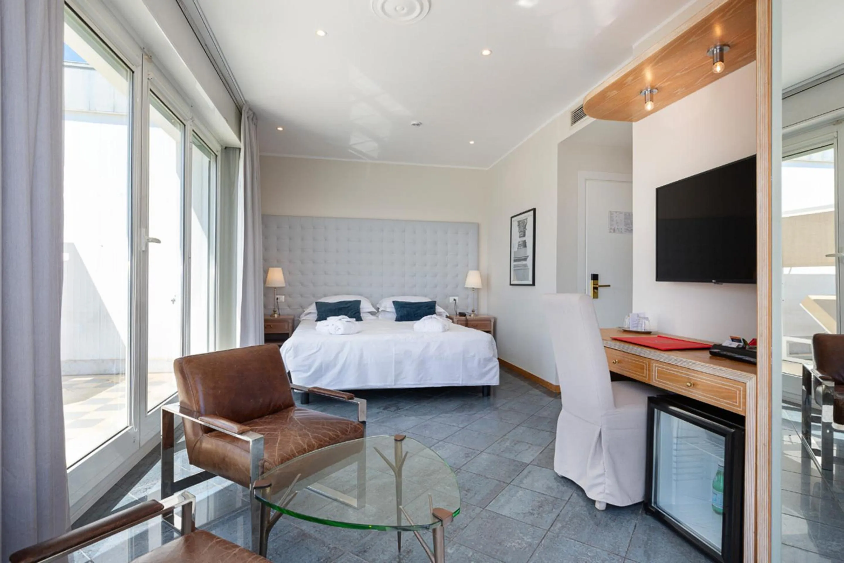 Bed in Grand Hotel Mediterranee