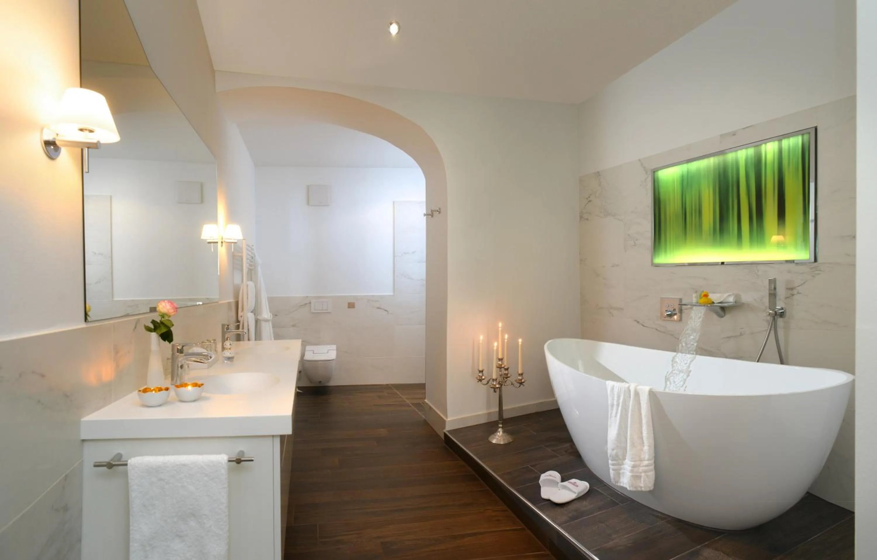 Bathroom in Romantik Hotel Burgkeller Residenz Kerstinghaus