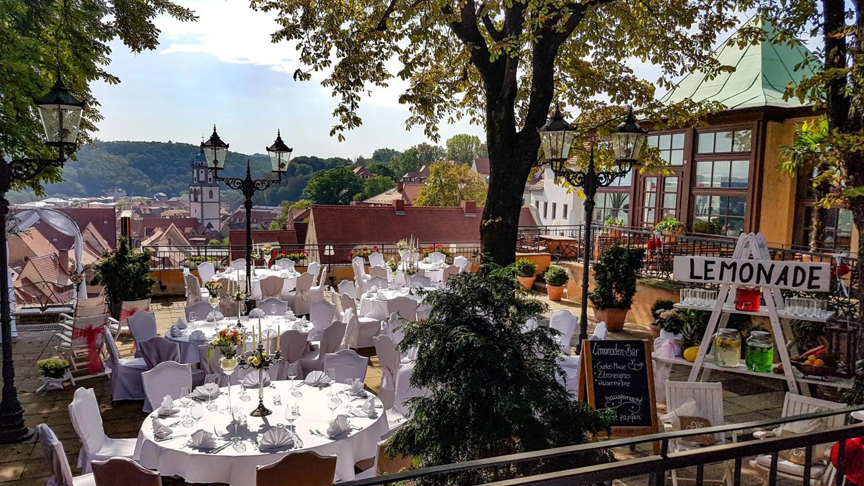 Balcony/Terrace in Romantik Hotel Burgkeller Residenz Kerstinghaus