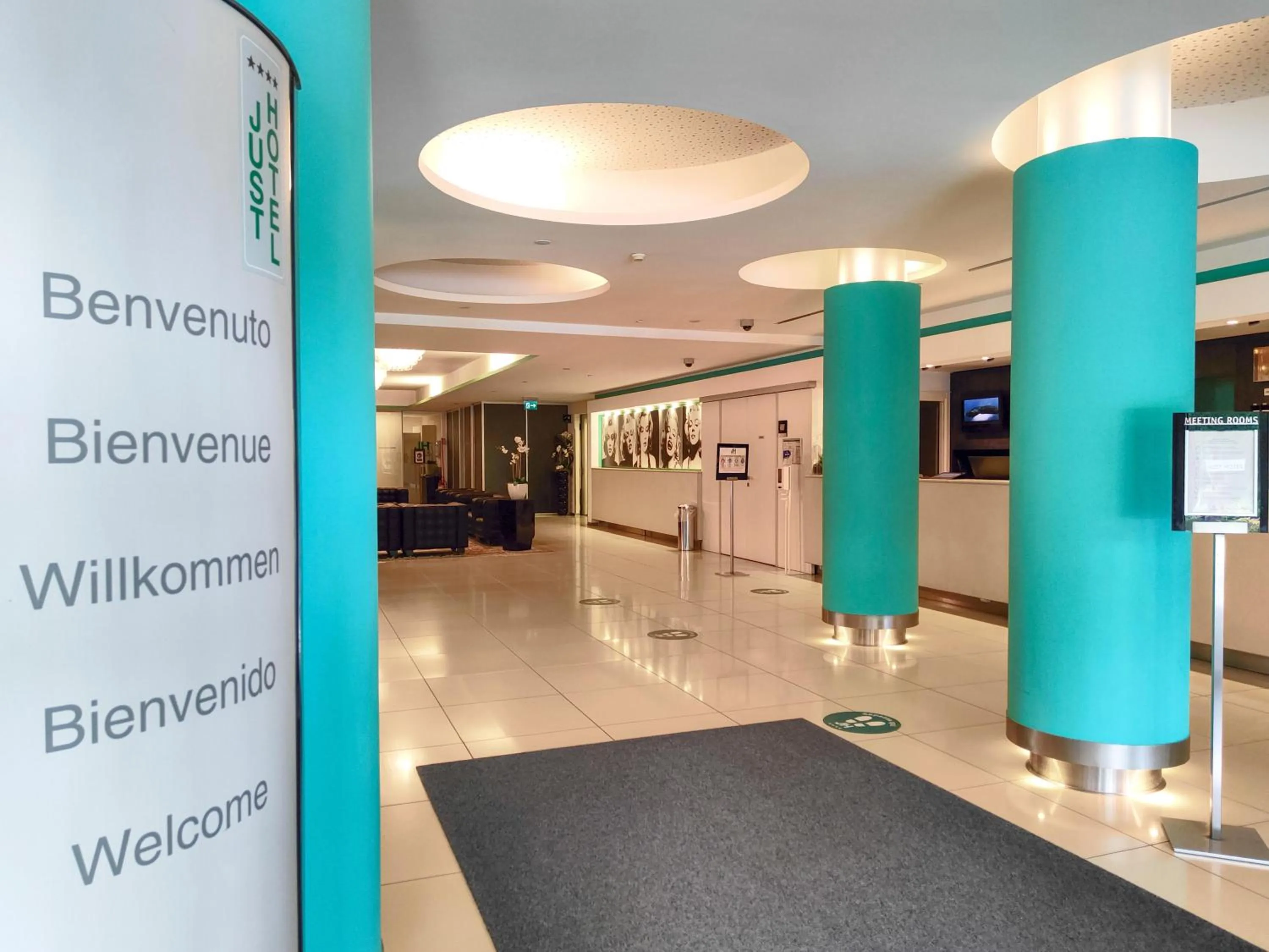 Lobby or reception in Just Hotel Lomazzo Fiera