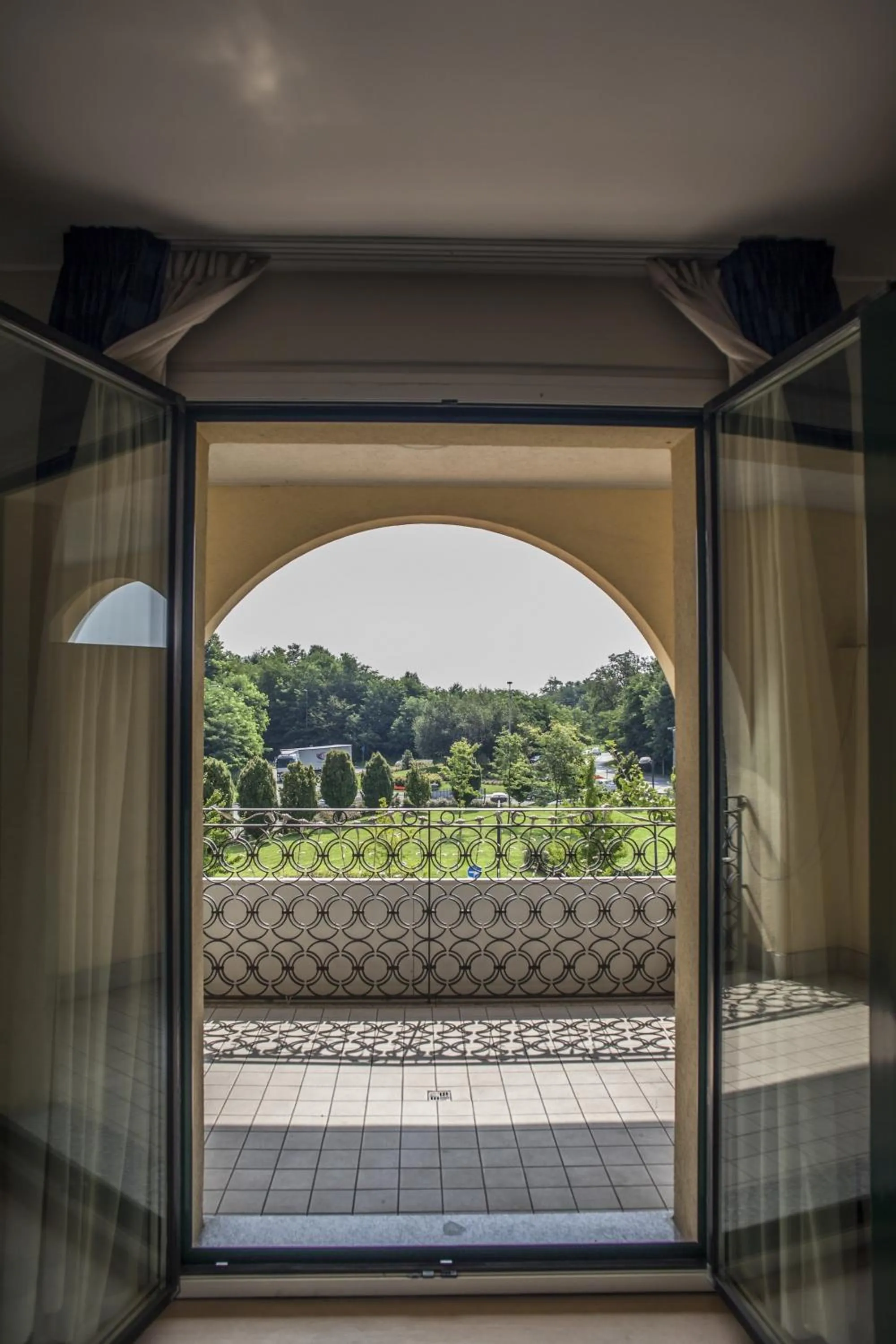 Balcony/Terrace in Just Hotel Lomazzo Fiera