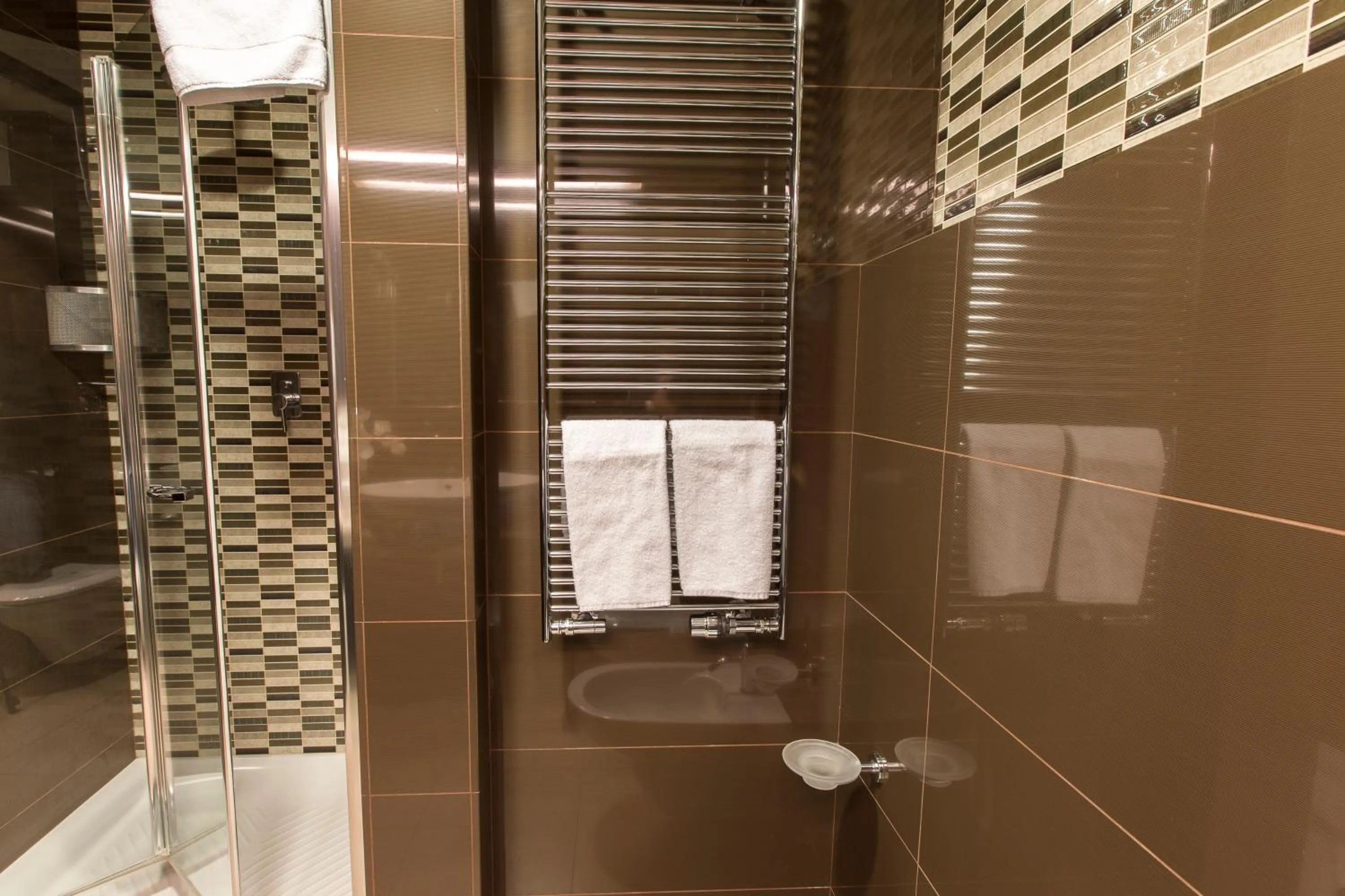 Bathroom in Just Hotel Lomazzo Fiera