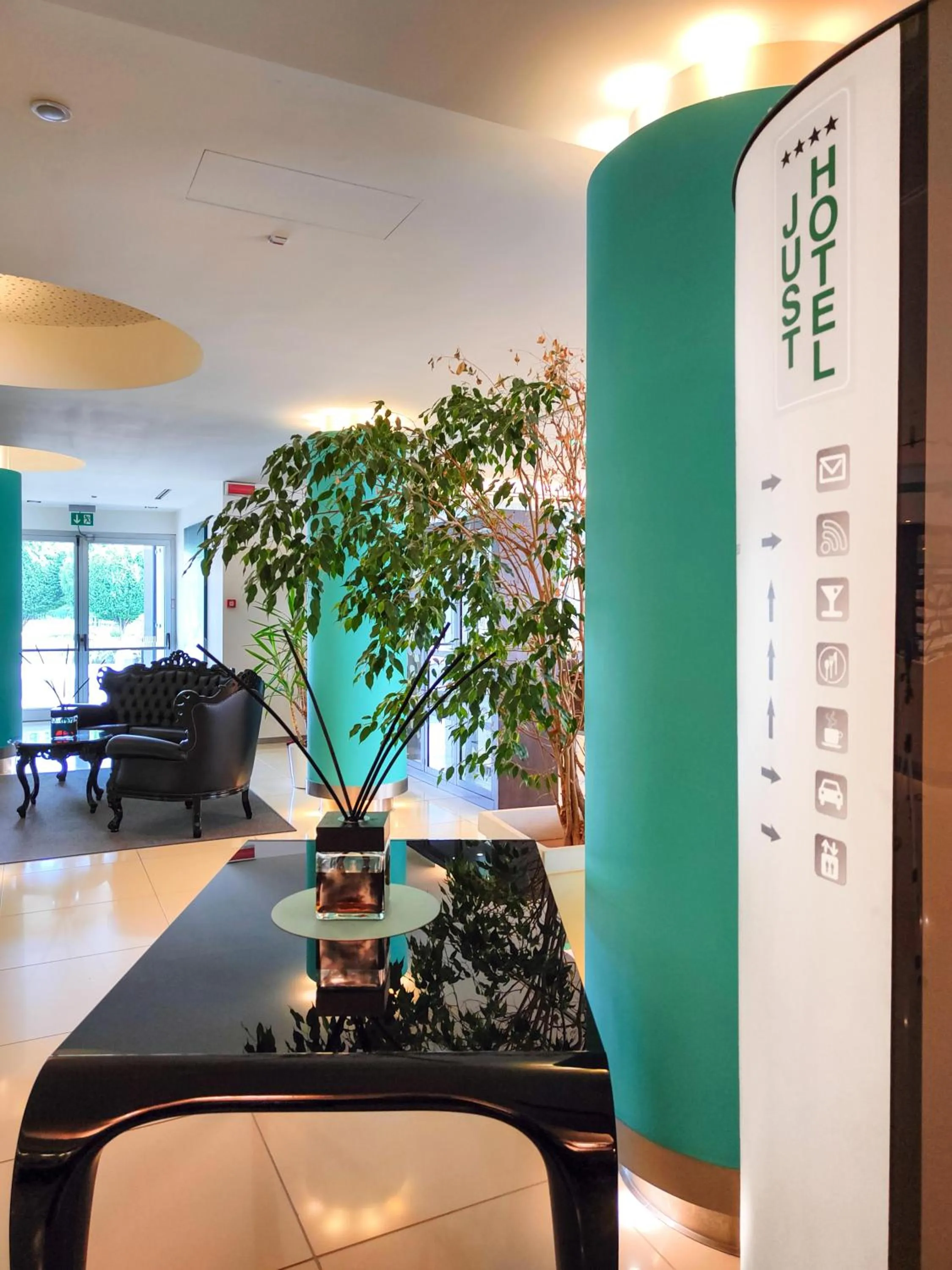 Lobby or reception in Just Hotel Lomazzo Fiera