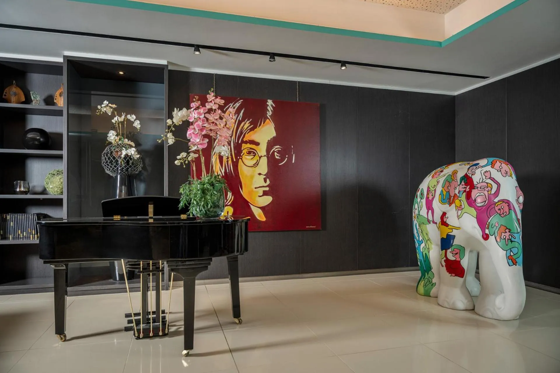 Decorative detail in Just Hotel Lomazzo Fiera