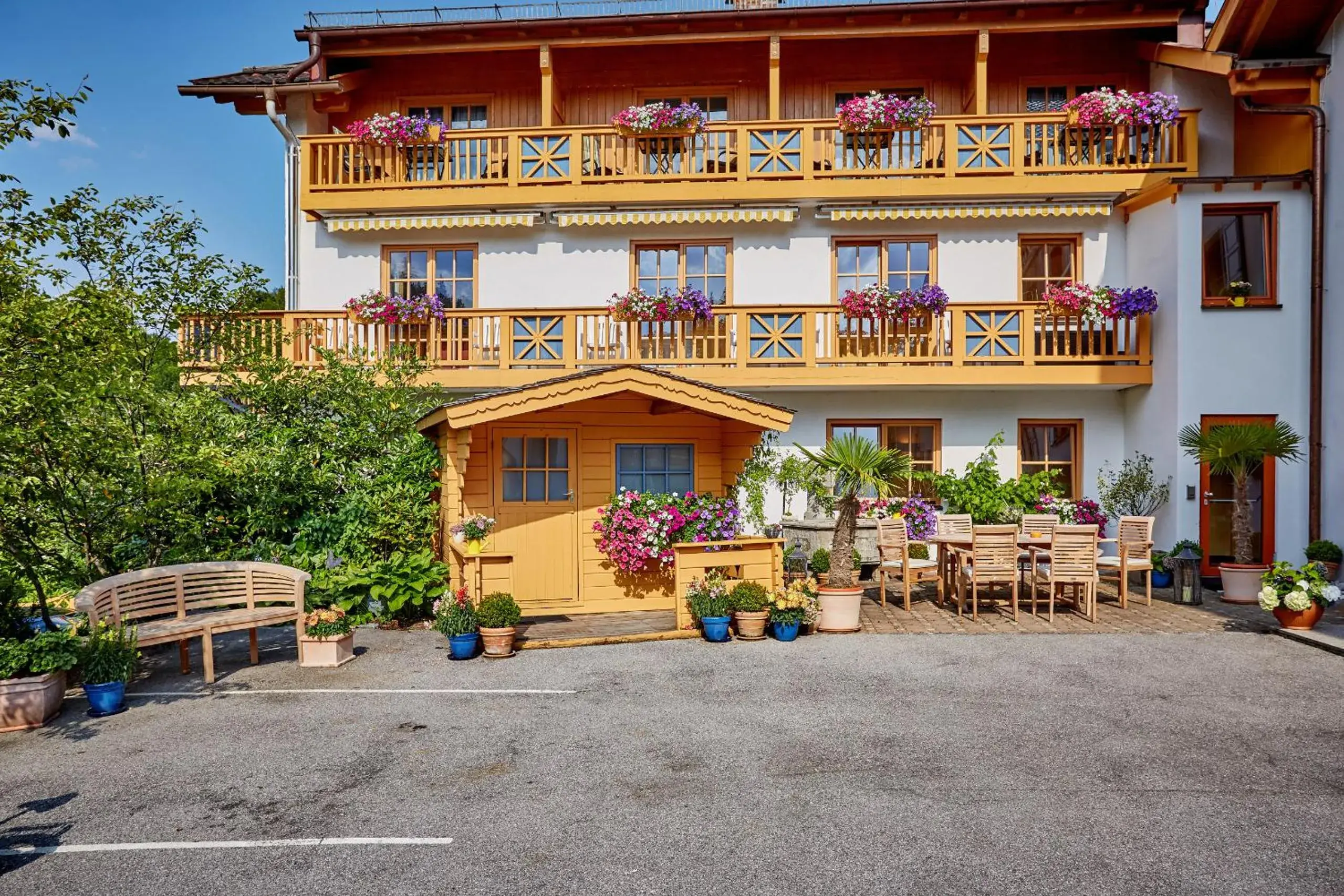 Property building in Romantik Alpenhotel Waxenstein Property building in Romantik Alpenhotel Waxenstein