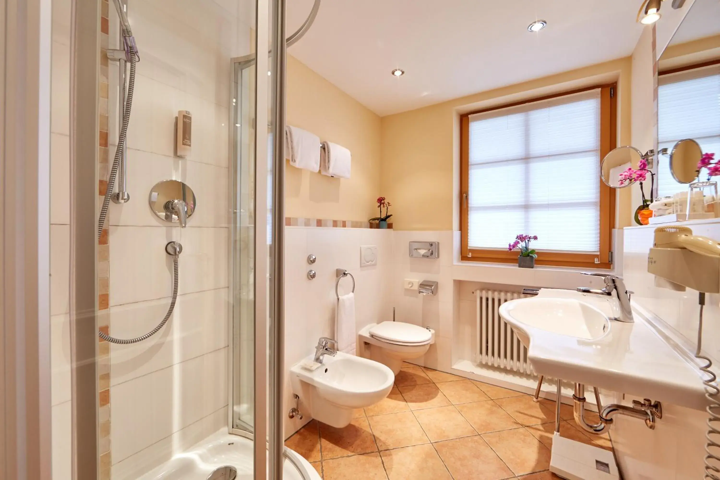 Bathroom in Romantik Alpenhotel Waxenstein Bathroom in Romantik Alpenhotel Waxenstein