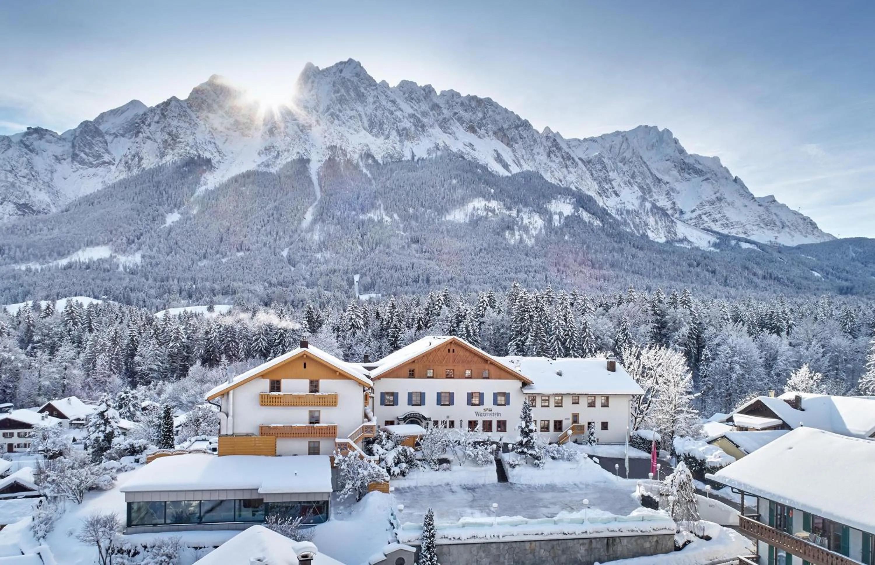 Property building in Romantik Alpenhotel Waxenstein
