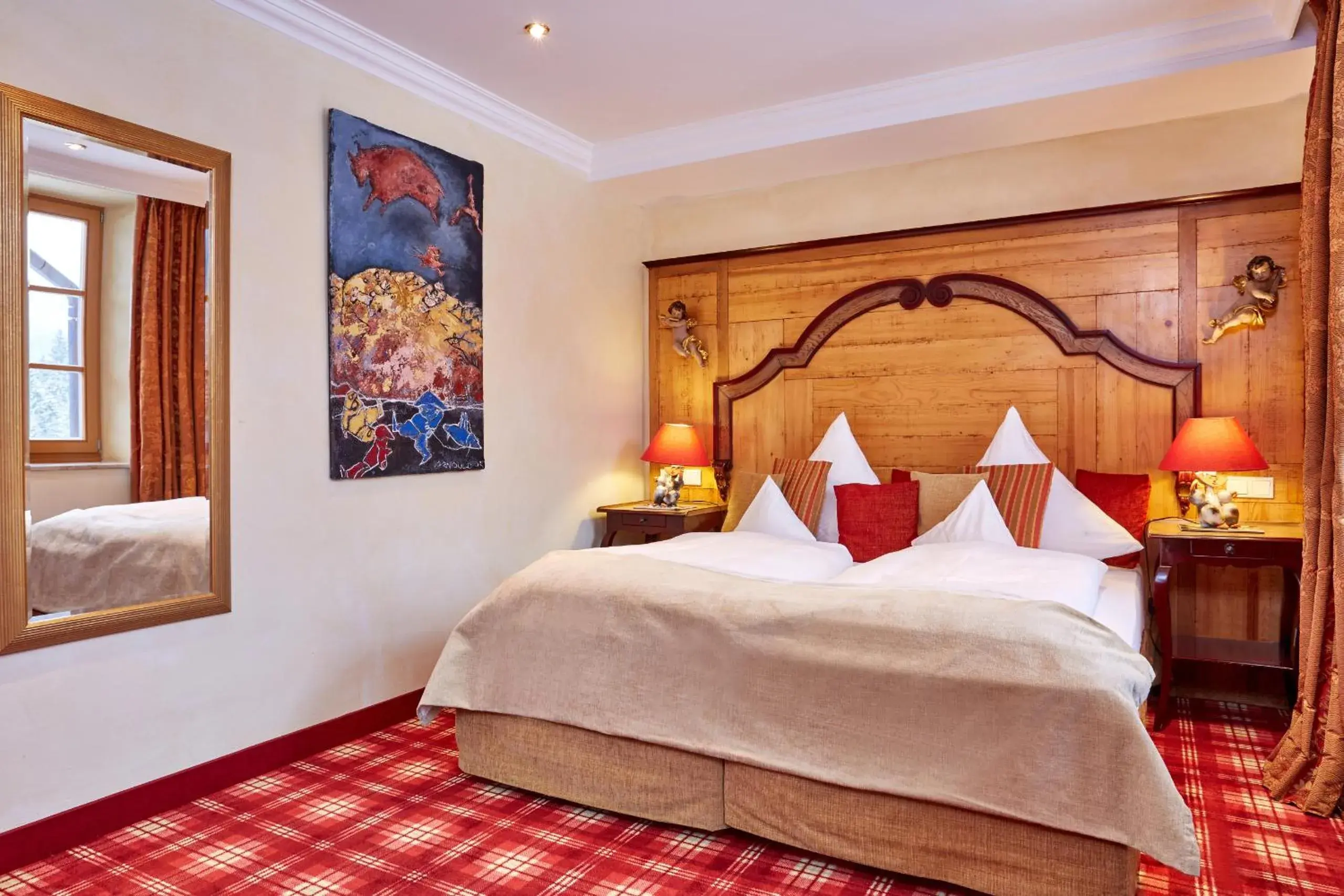 Property building, Bed in Romantik Alpenhotel Waxenstein Property building, Bed in Romantik Alpenhotel Waxenstein