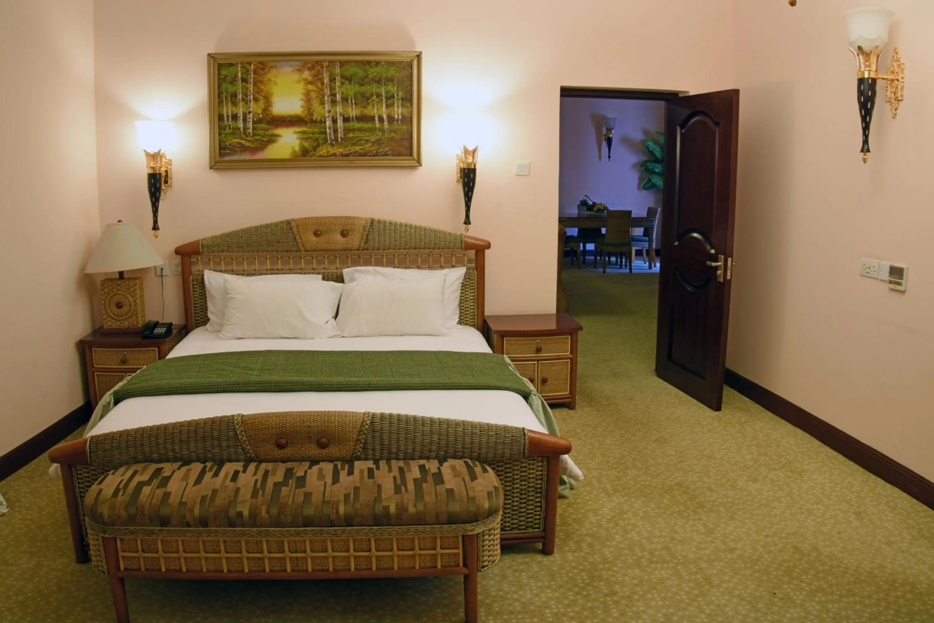 Bed in Imperial Royale Hotel