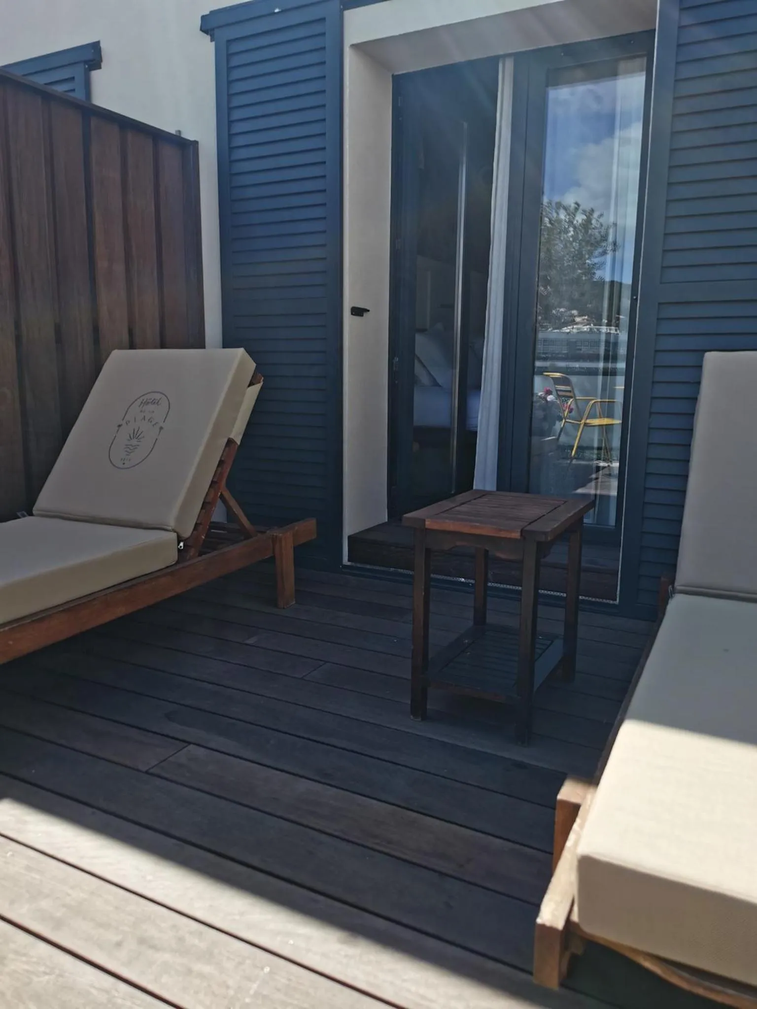 Patio in Hôtel de la Plage