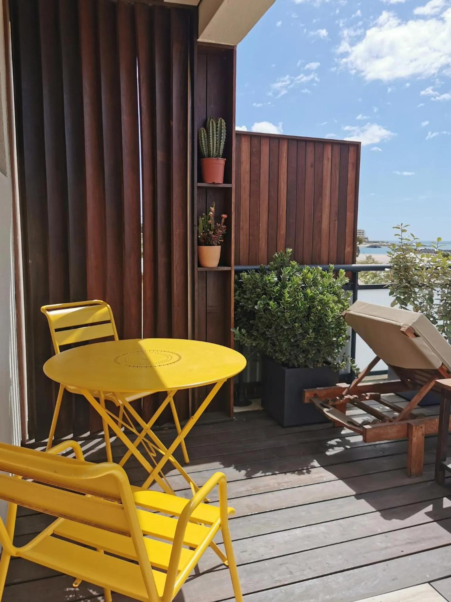 Patio in Hôtel de la Plage