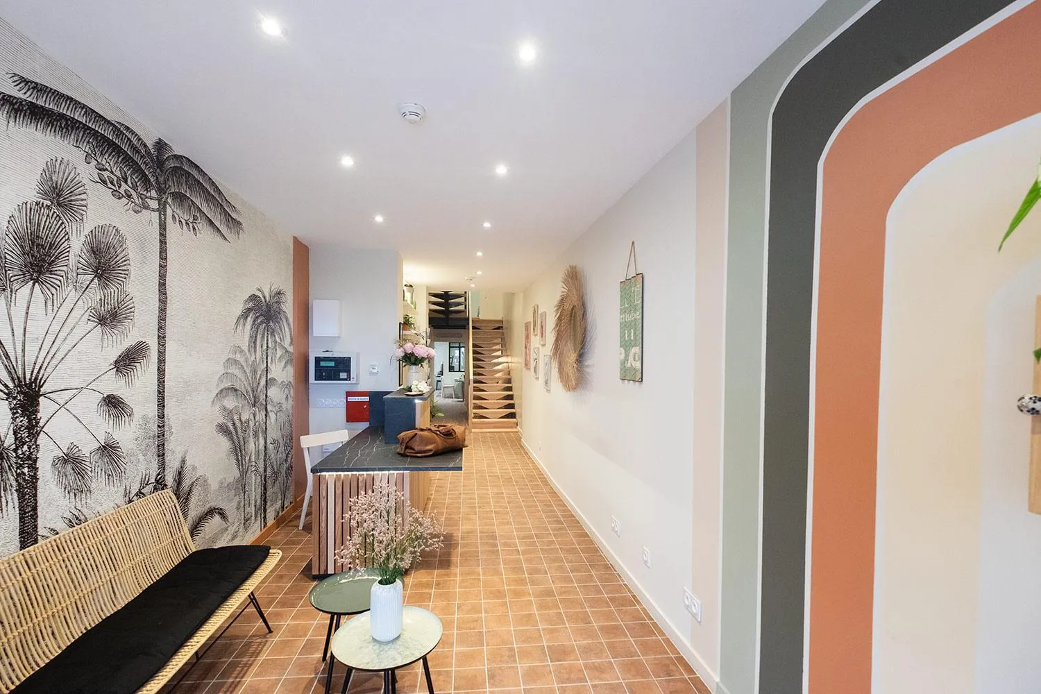 Lobby or reception in Hôtel de la Plage