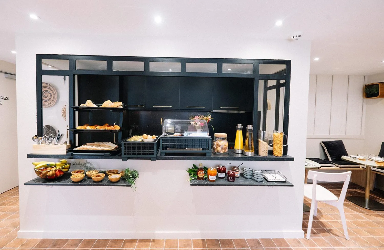 Food and drinks in Hôtel de la Plage