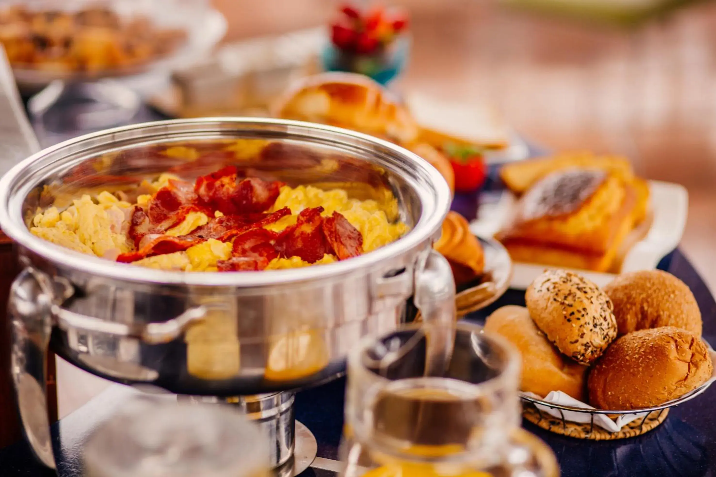 Buffet breakfast in Daniel's Apart Hotel Buffet breakfast in Daniel's Apart Hotel