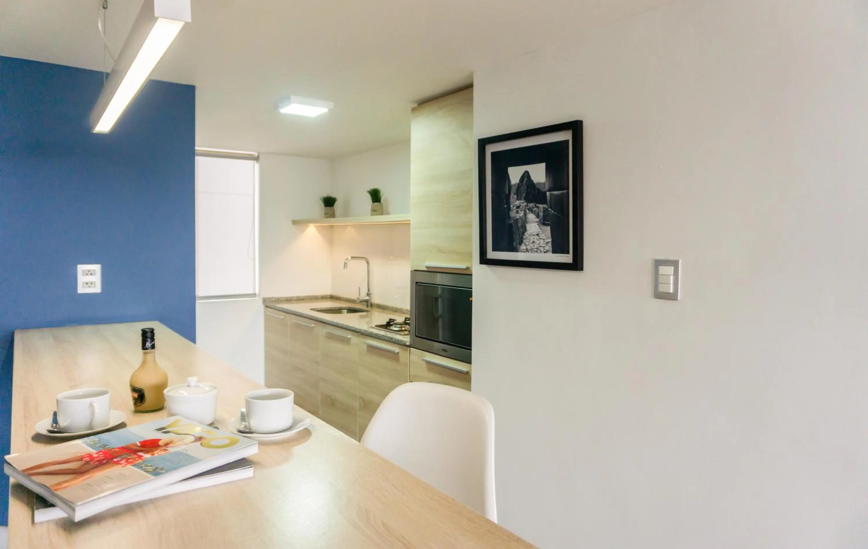 Kitchen or kitchenette in Daniel's Apart Hotel