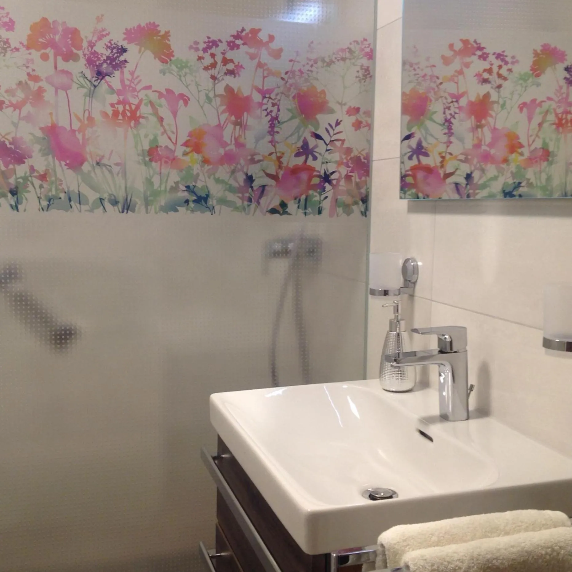 Bathroom in Ferienwohnung "an der Wiesent"