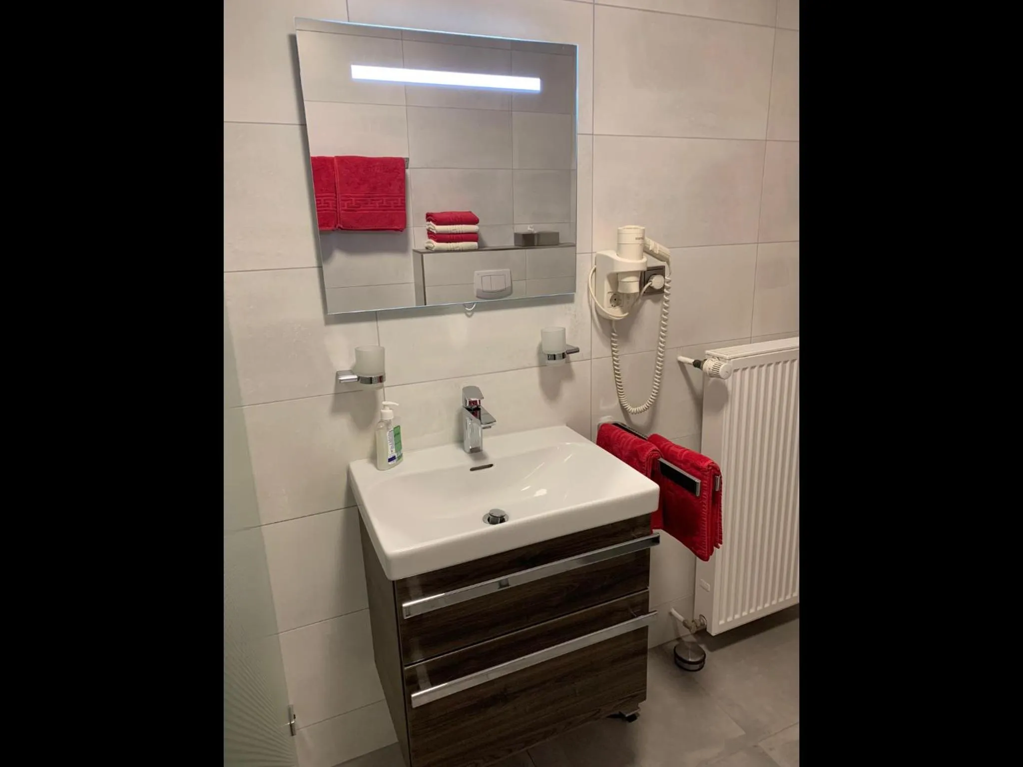 Bathroom in Ferienwohnung "an der Wiesent"