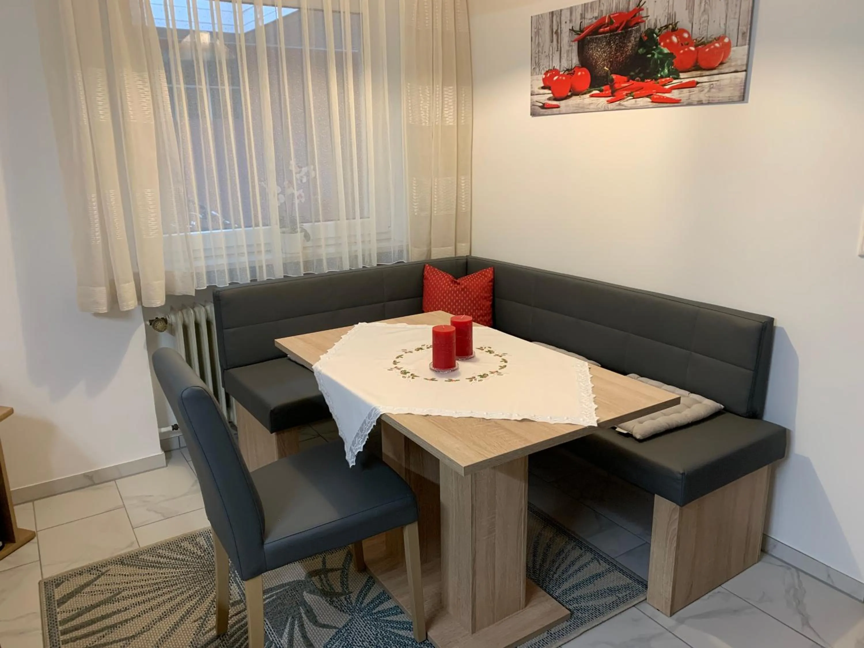 Seating area in Ferienwohnung "an der Wiesent"