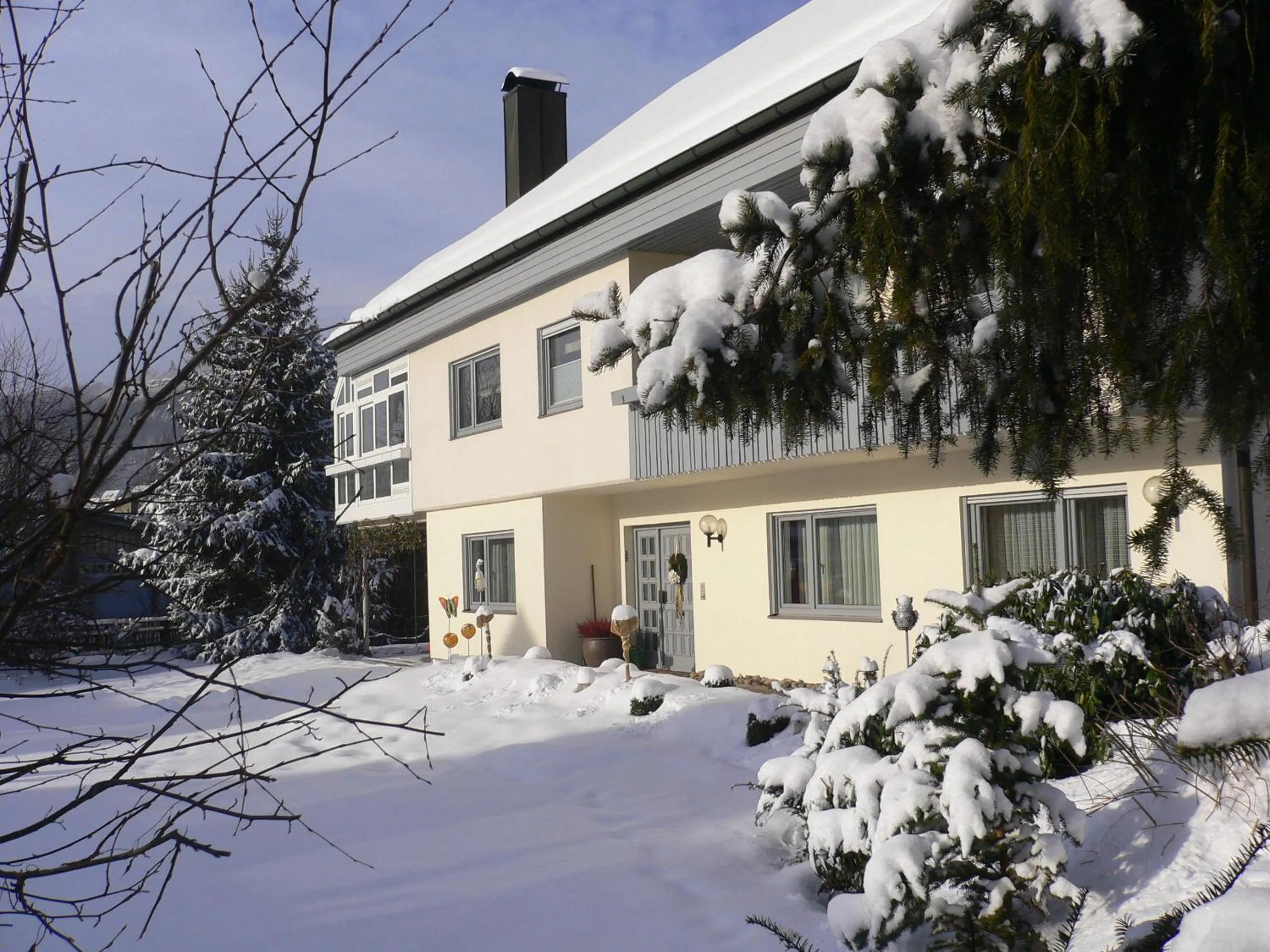 Winter in Ferienwohnung "an der Wiesent"