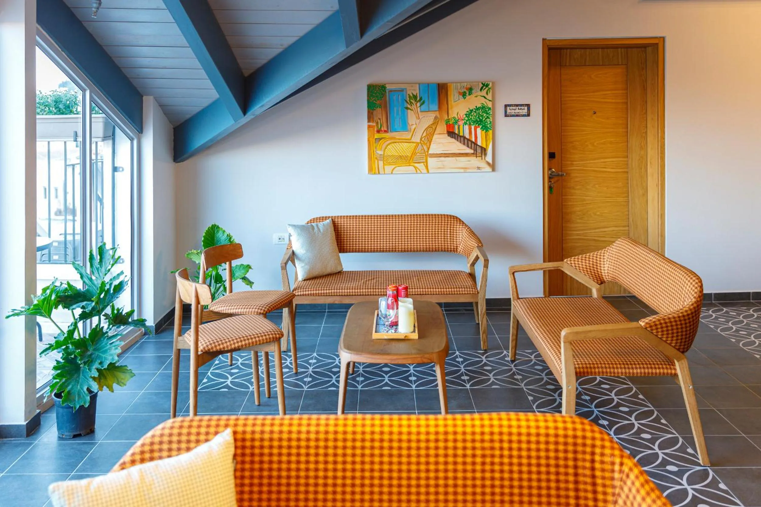 Seating area in Michel House