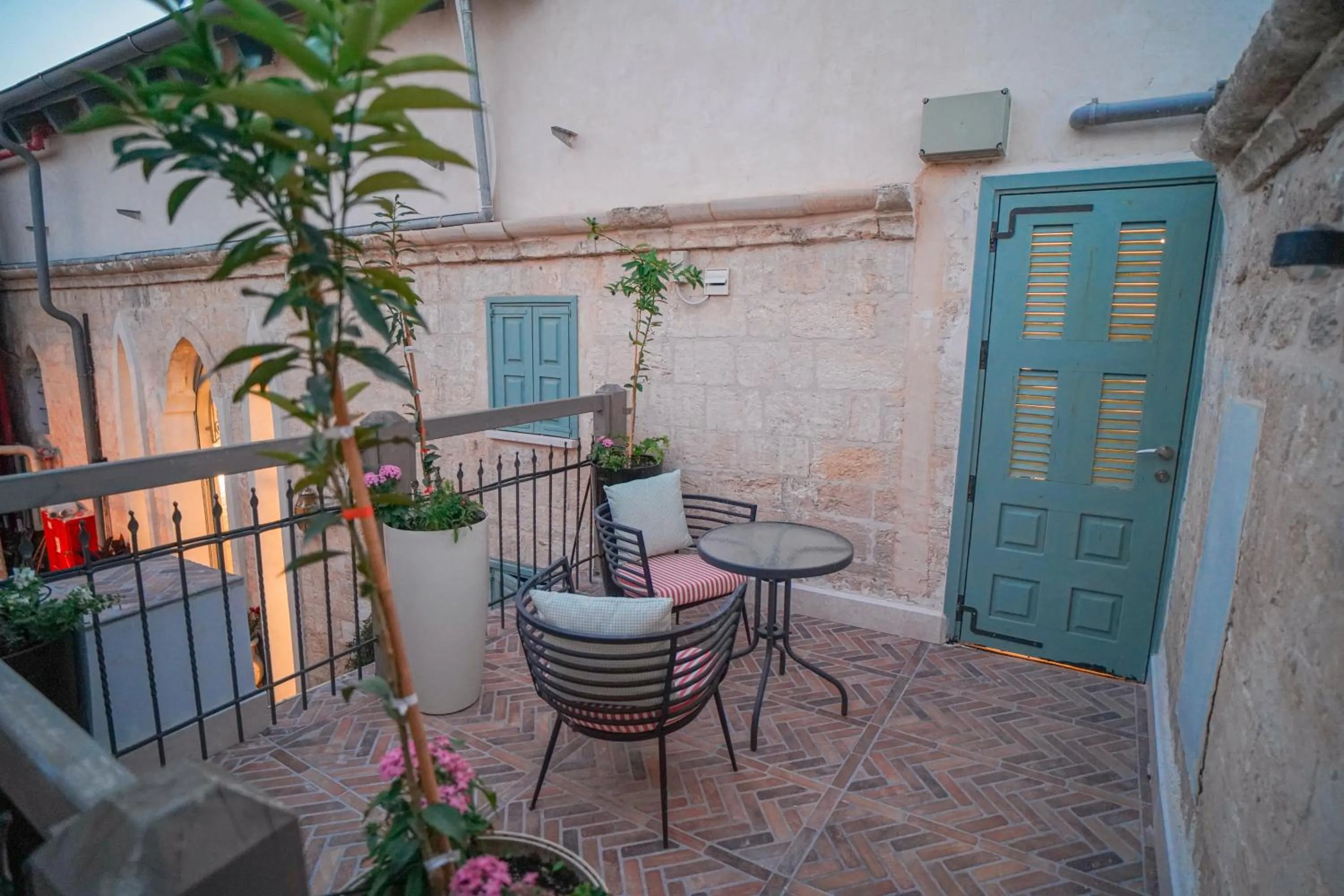 Inner courtyard view in Michel House