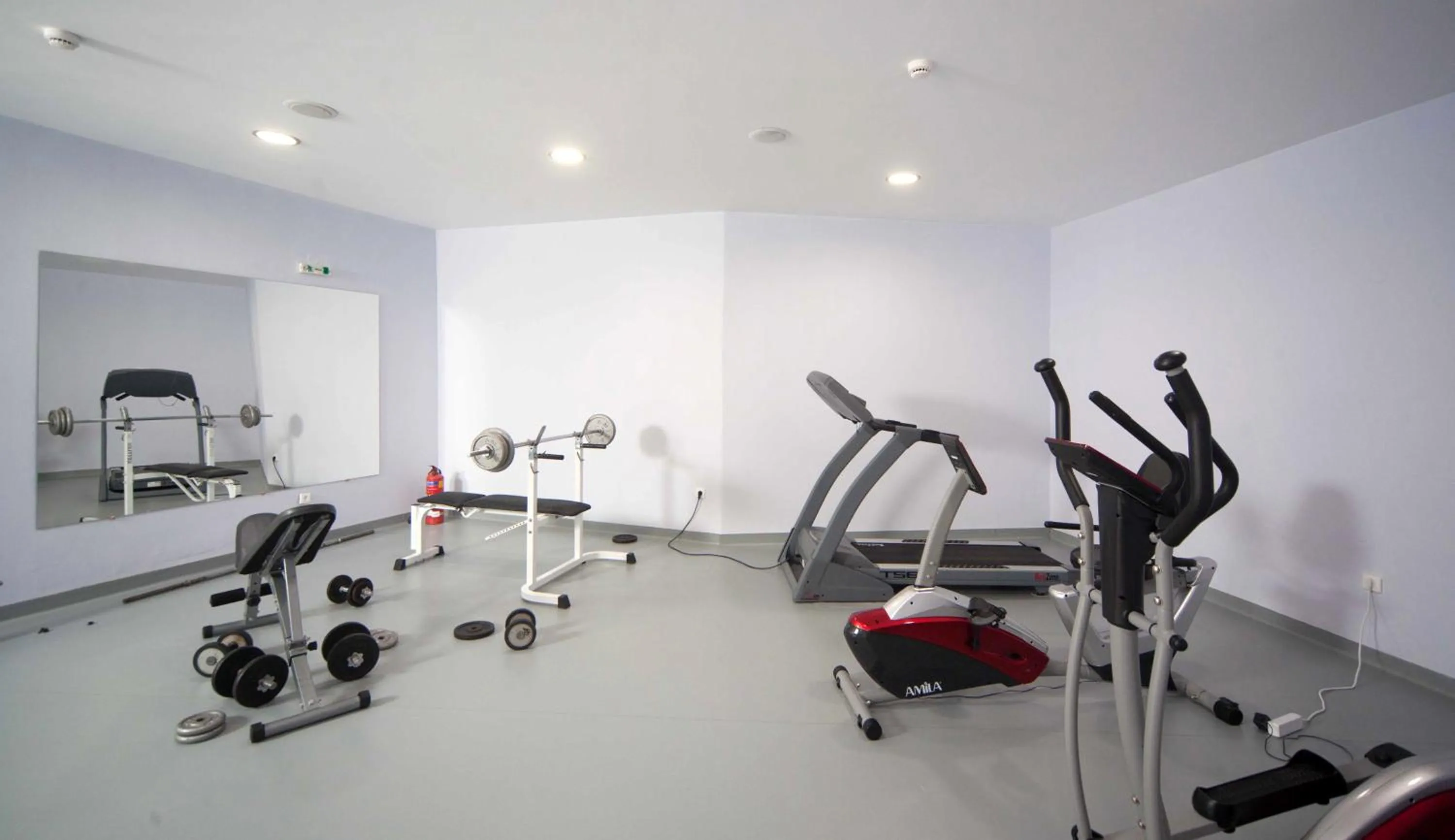 Fitness centre/facilities in Delfinia Hotel