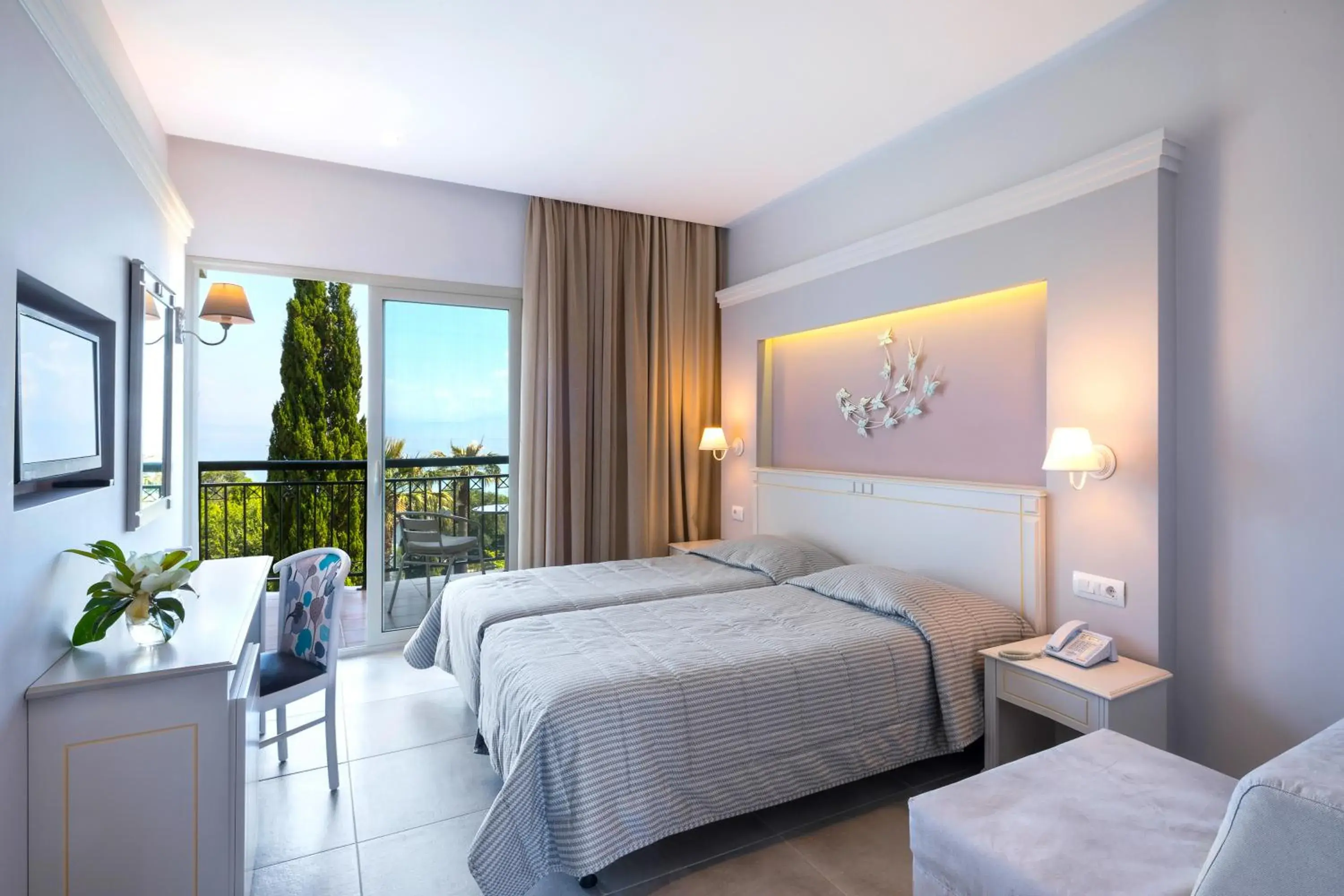 Bedroom in Delfinia Hotel Bedroom in Delfinia Hotel