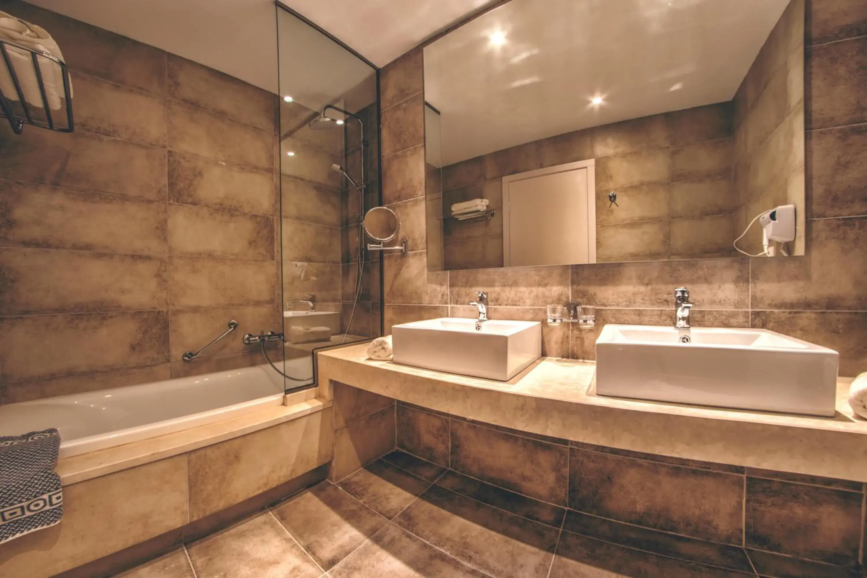 Bathroom in Delfinia Hotel Bathroom in Delfinia Hotel