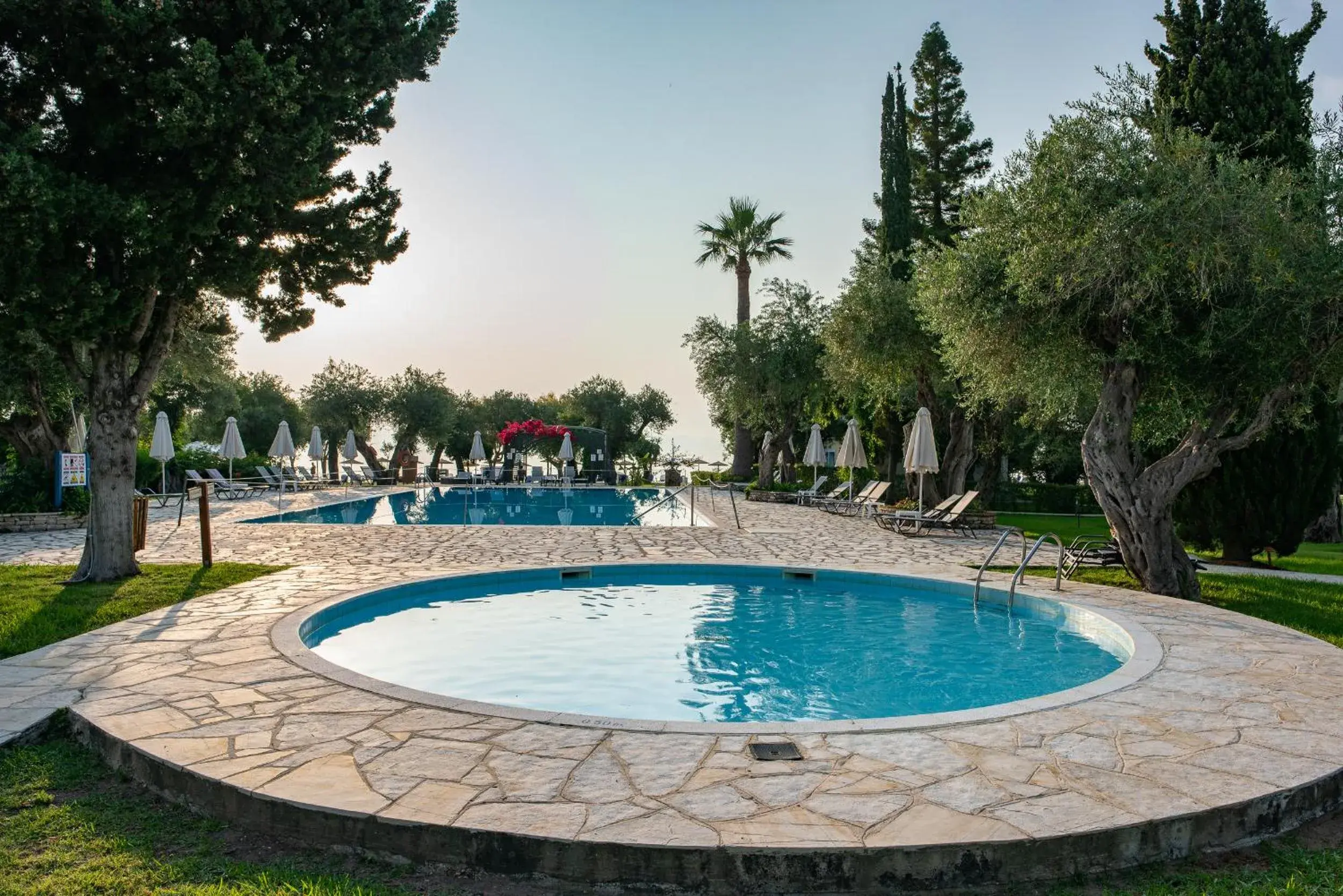 Swimming pool in Delfinia Hotel Swimming pool in Delfinia Hotel