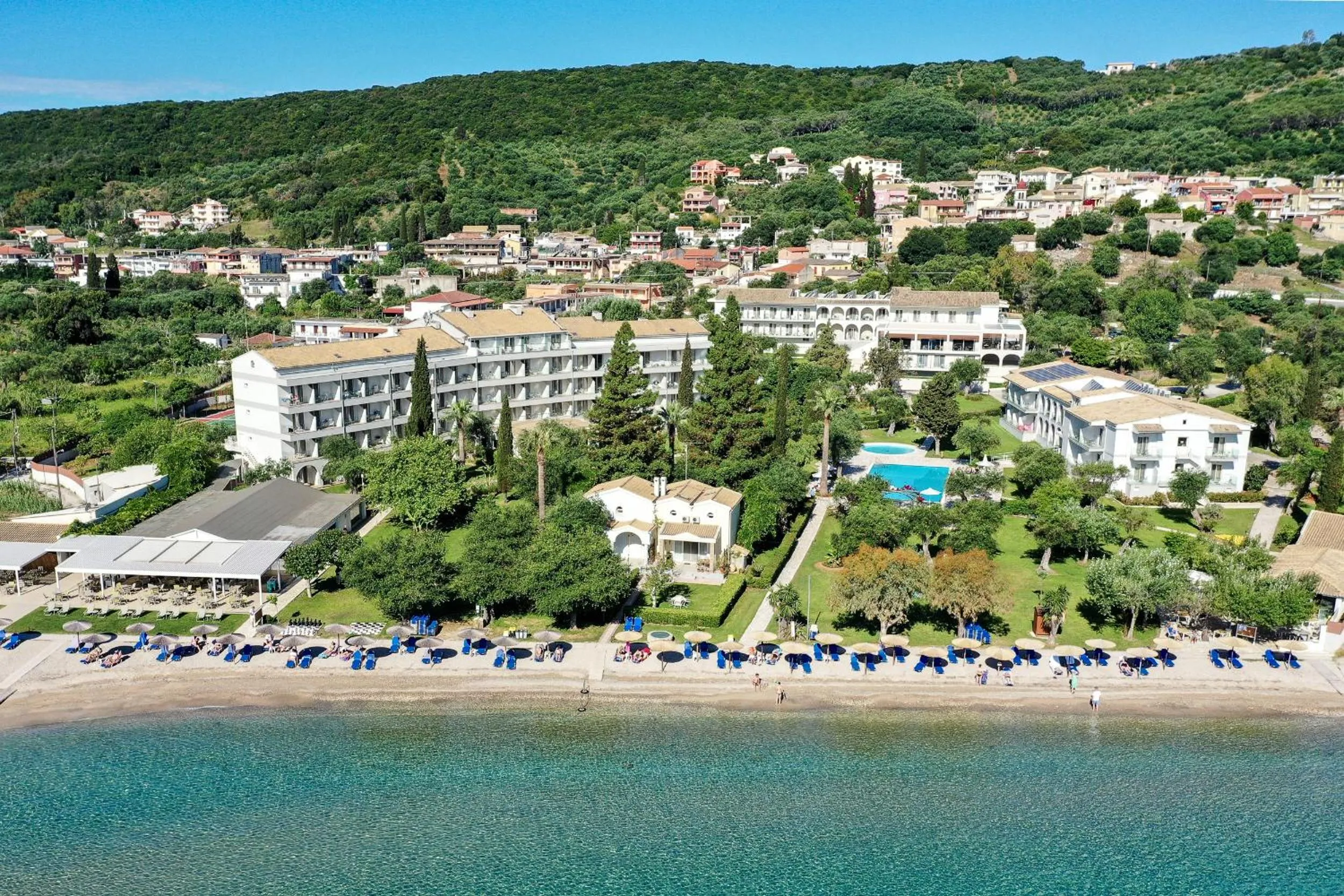 Beach in Delfinia Hotel