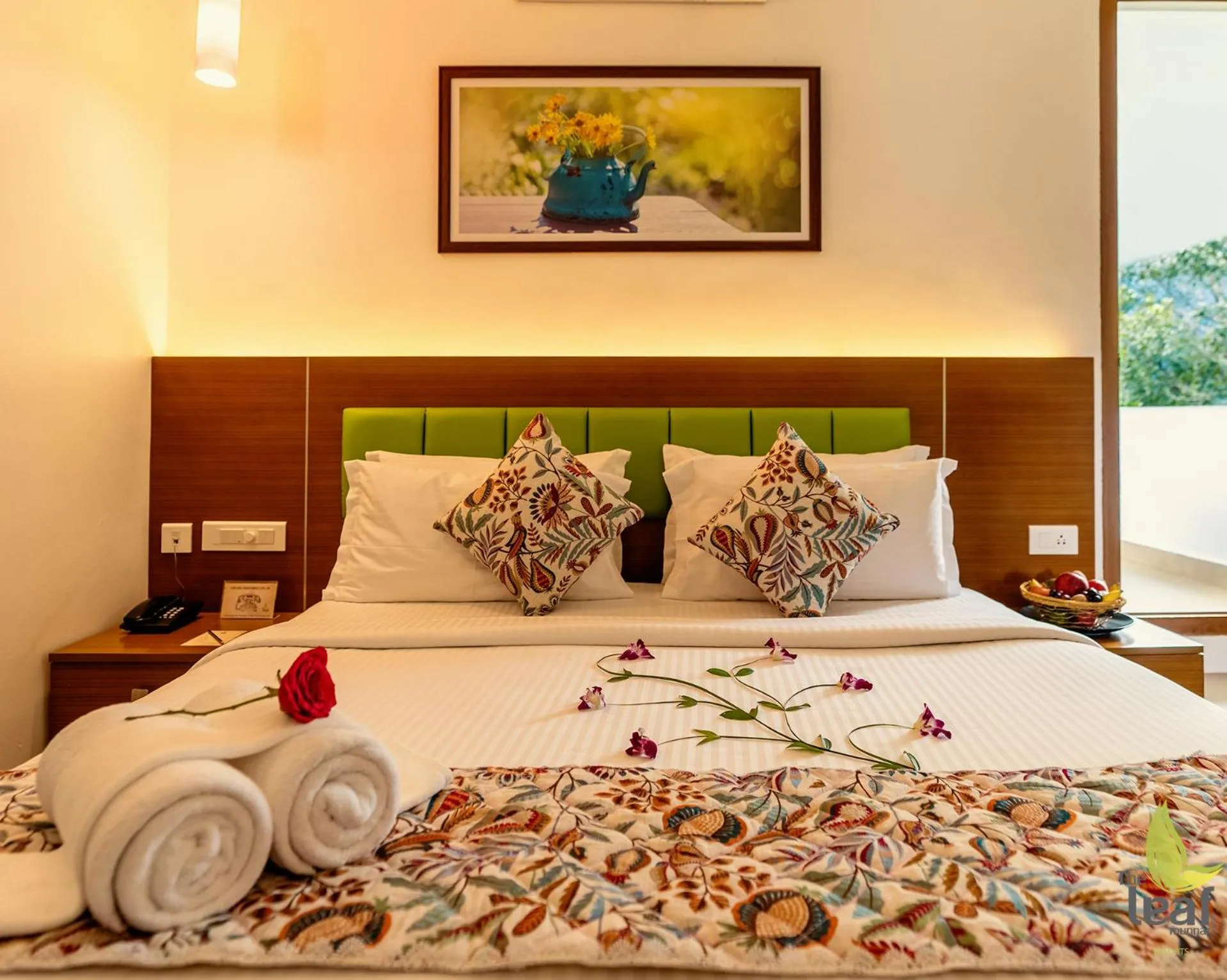 Bed in The Leaf Munnar