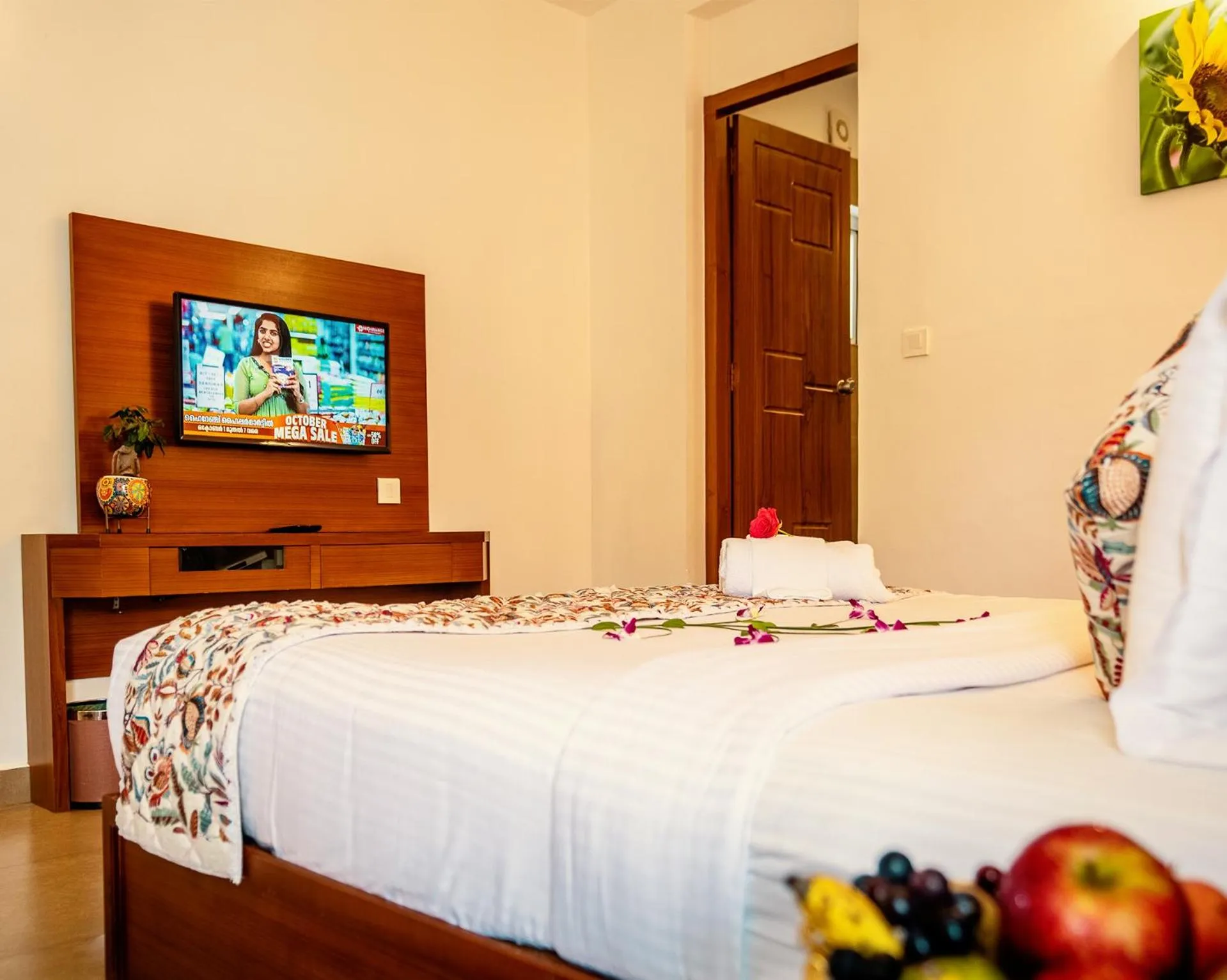 Bed in The Leaf Munnar