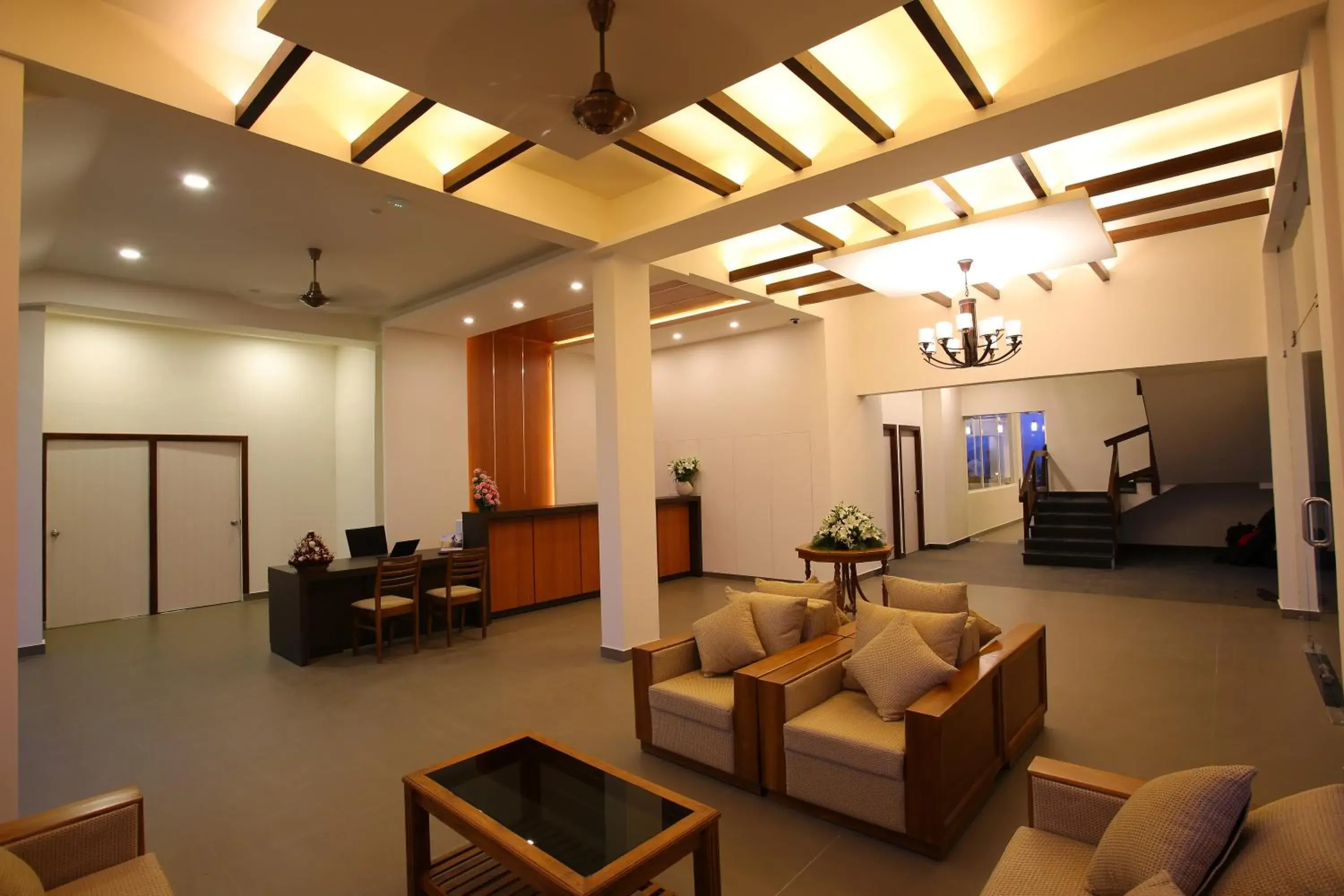 Lobby or reception in The Leaf Munnar Lobby or reception in The Leaf Munnar