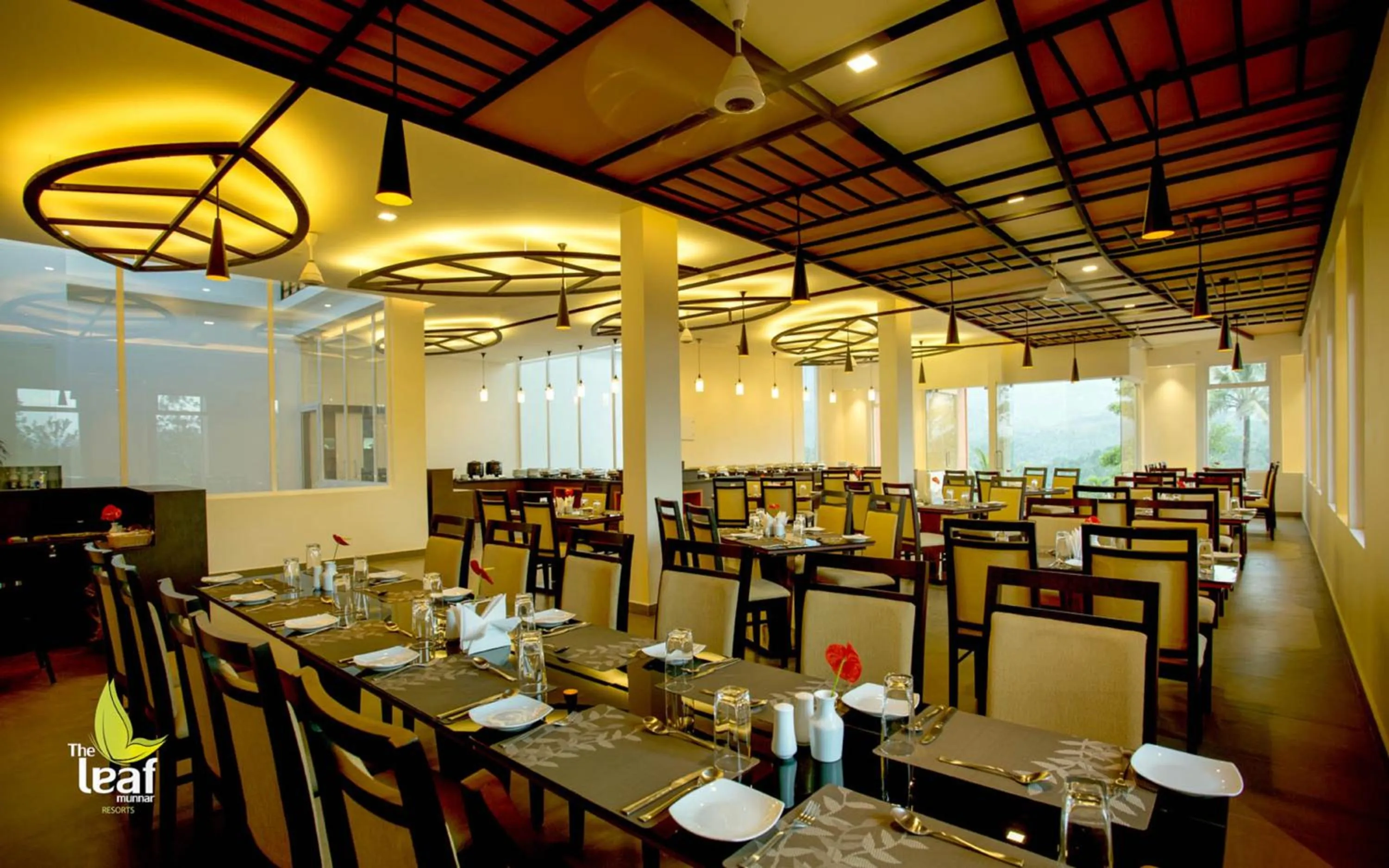 Dinner in The Leaf Munnar