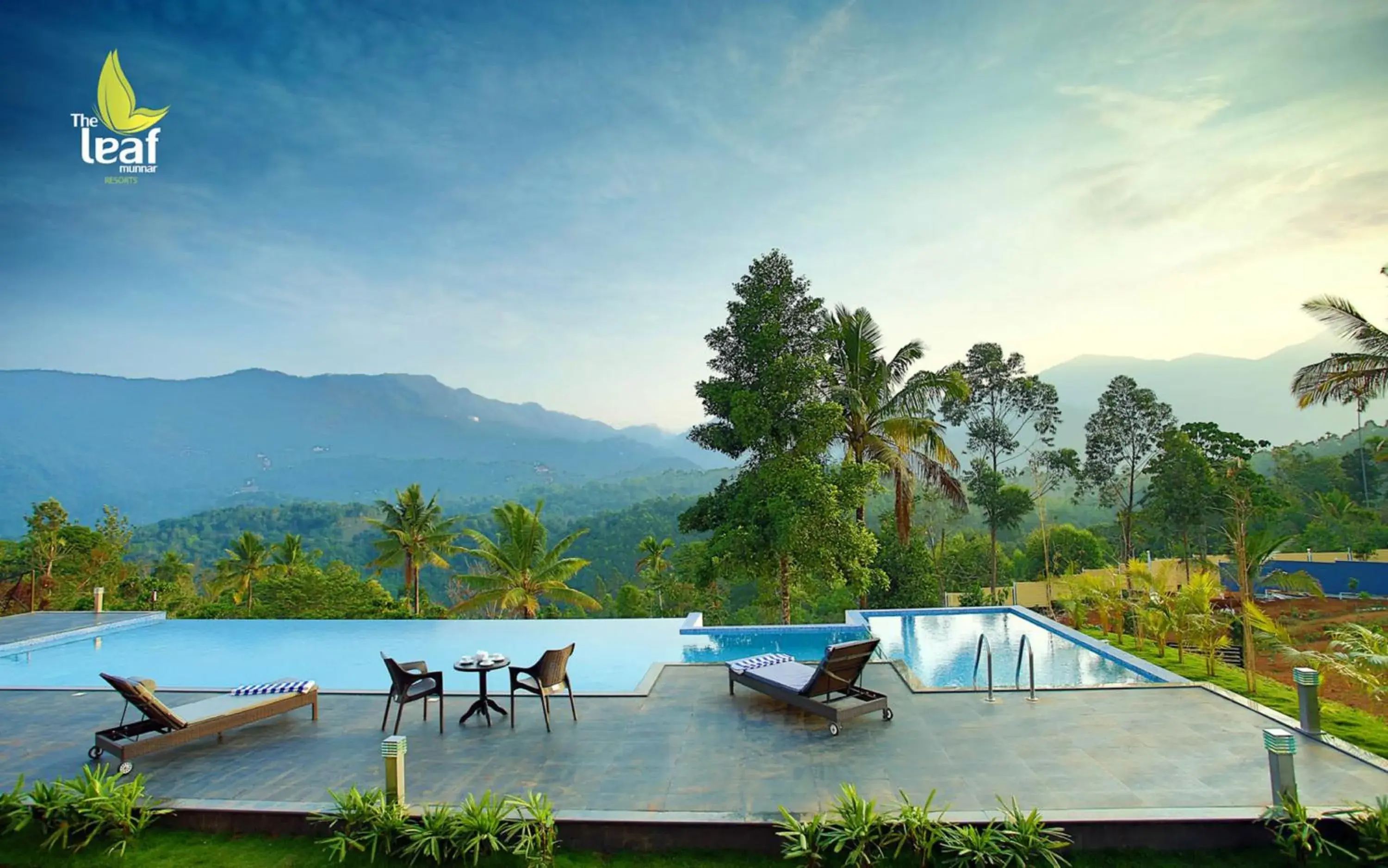 Swimming pool in The Leaf Munnar Swimming pool in The Leaf Munnar